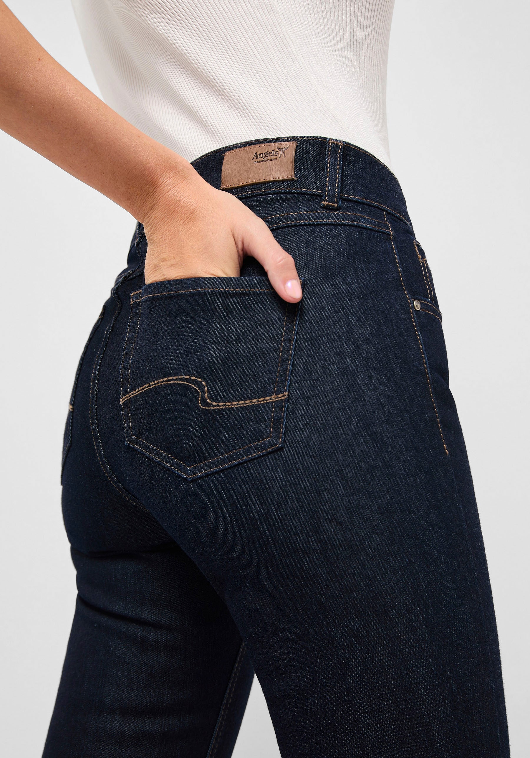 ANGELS 5-Pocket-Jeans CICI aus sportivem Denim günstig online kaufen