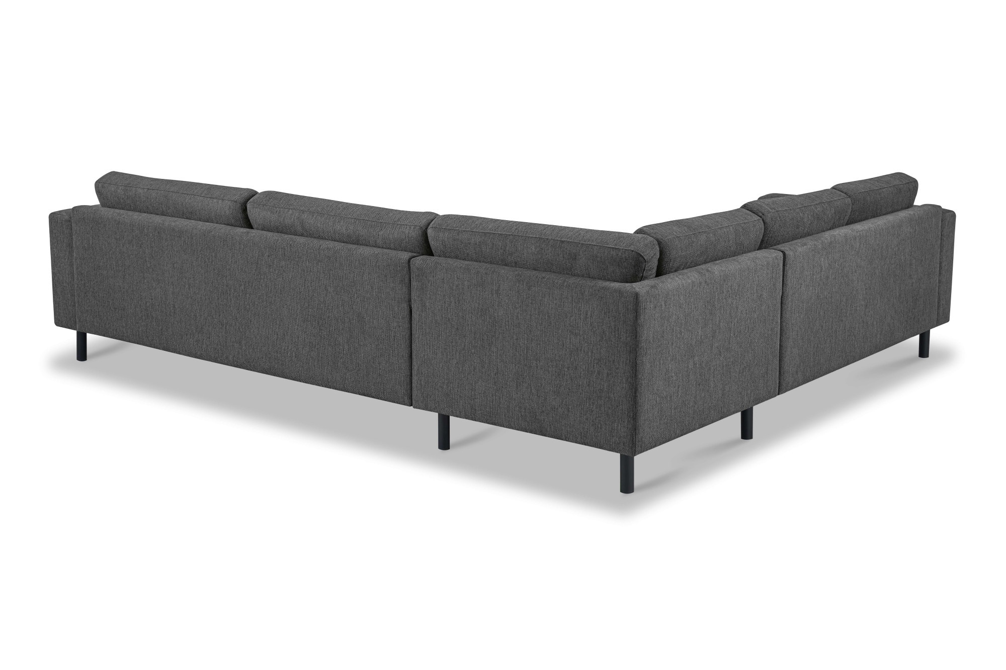 Home affaire Ecksofa »Sveeva, L-Form, B.288 cm, schwarze Metallfüße« langlebiger Webstoff, mit Wellenunterfederung, viele Farben