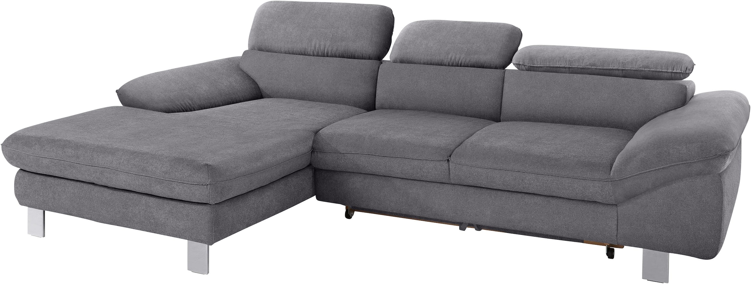 COTTA Ecksofa "Driver L-Form" mit Kopfteilverstellung, wahlweise mit Bettfu günstig online kaufen