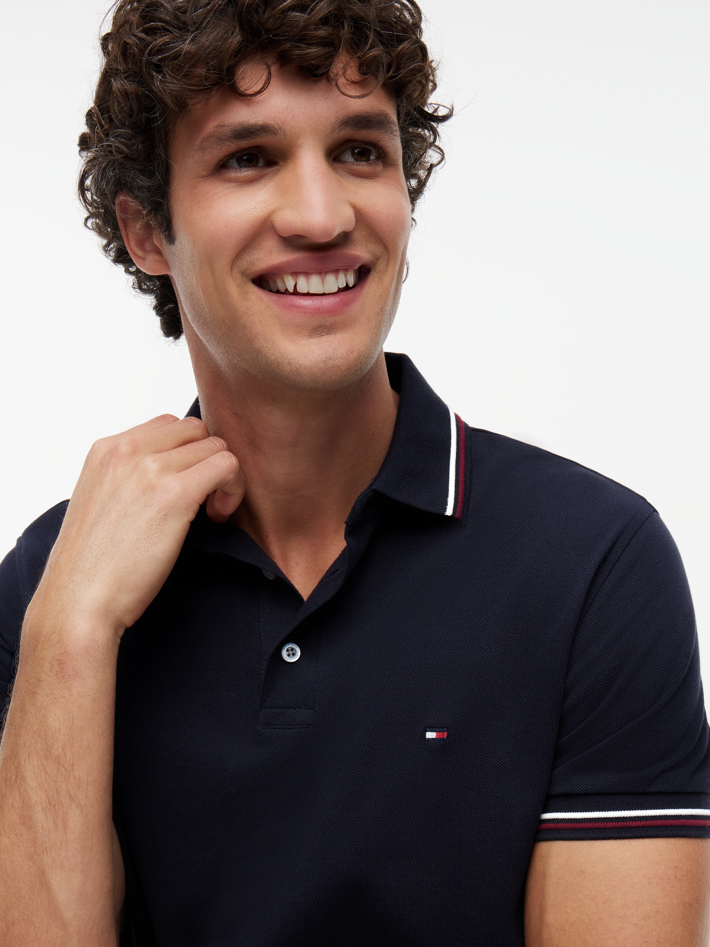 Tommy Hilfiger Poloshirt »TIPPED SLIM FIT POLO« mit Kontrast-Details