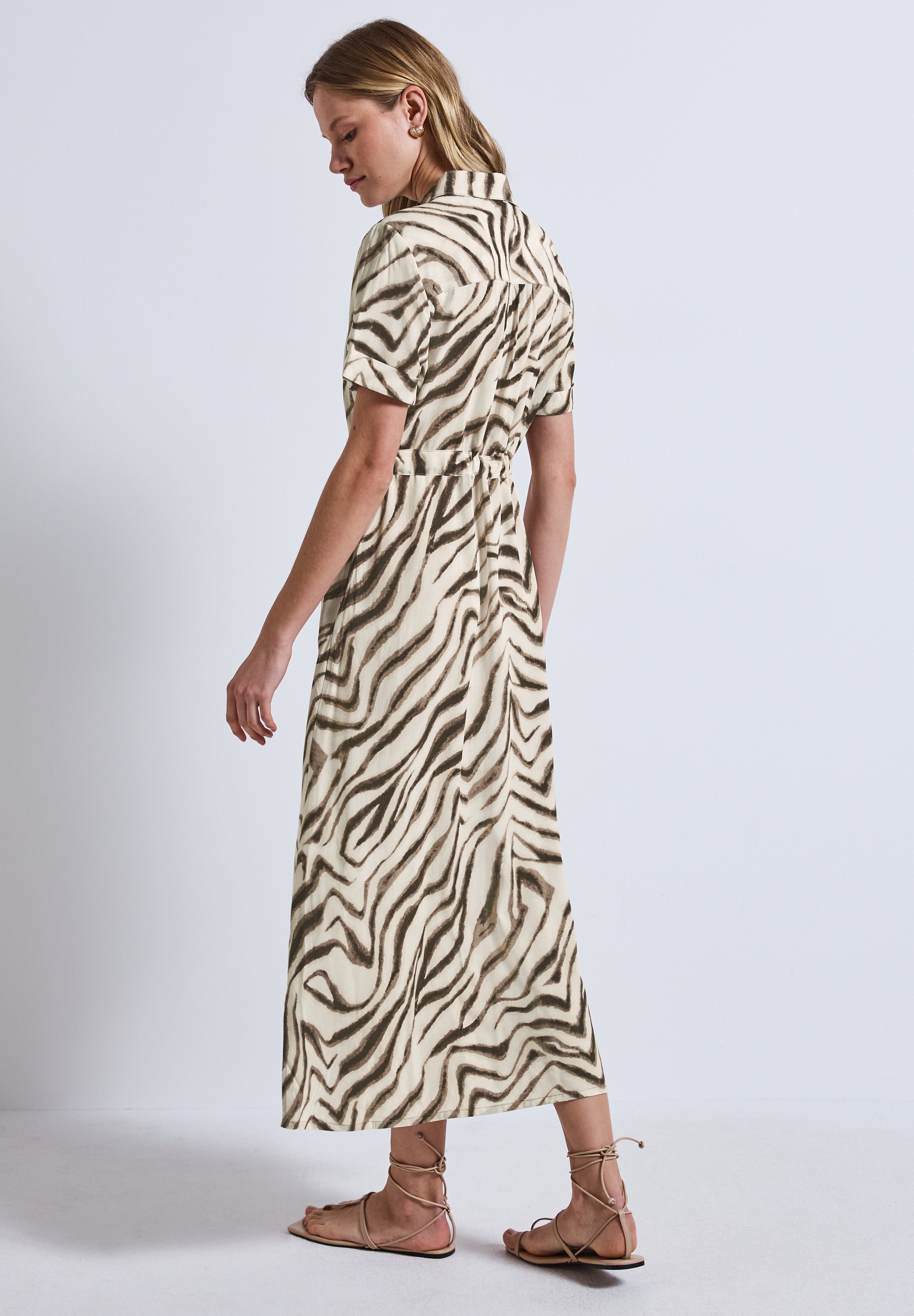 STREET ONE Maxikleid, mit Knopfleiste günstig online kaufen