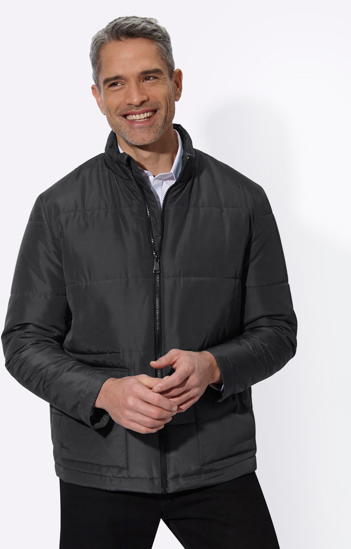 Classic Steppjacke ohne Kapuze