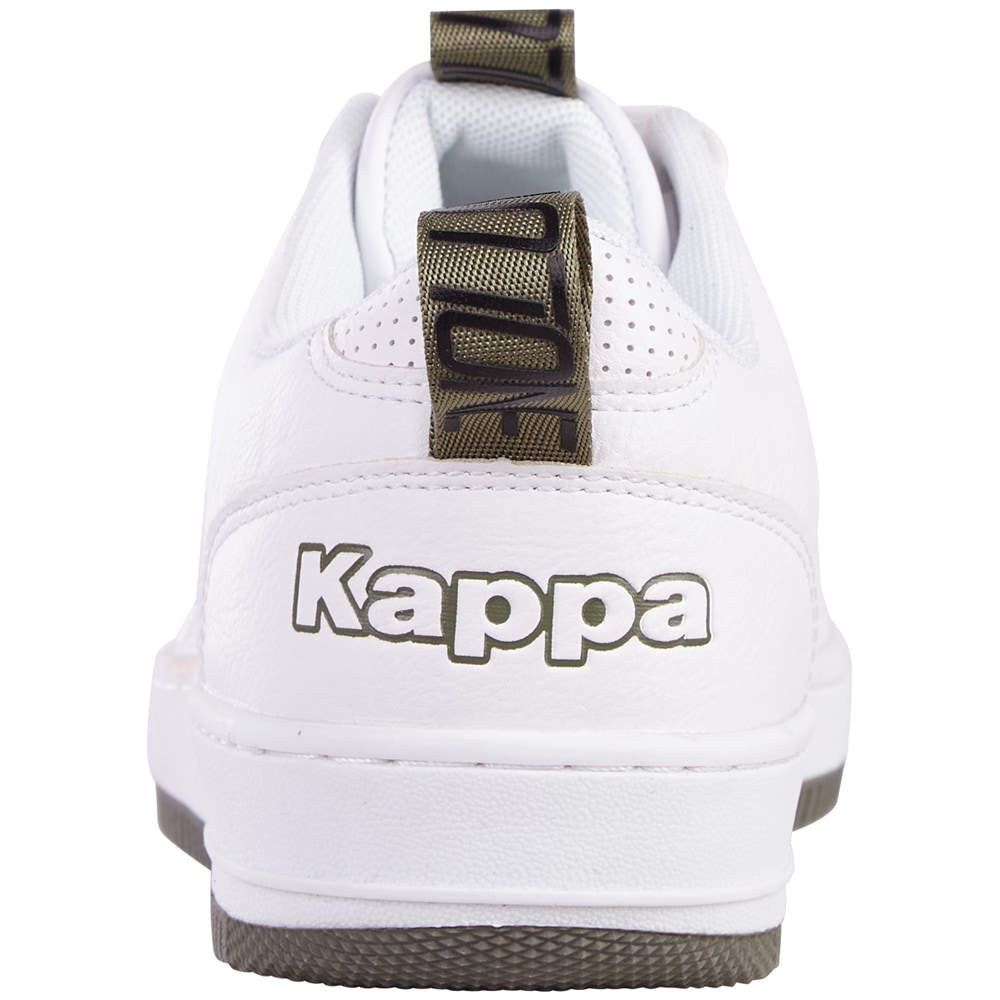 Kappa Sneaker, mit Evolution Ambigramm auf Zungen- und Fersenloops