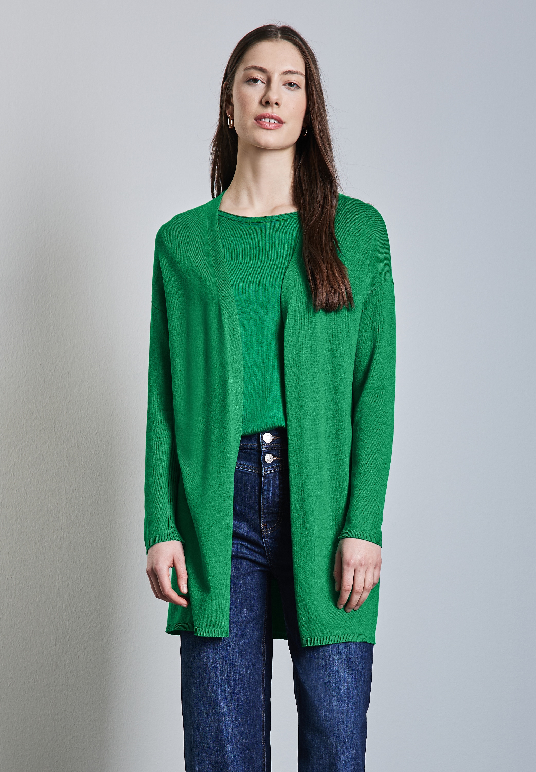 STREET ONE Strickjacke, aus softer Viskose
