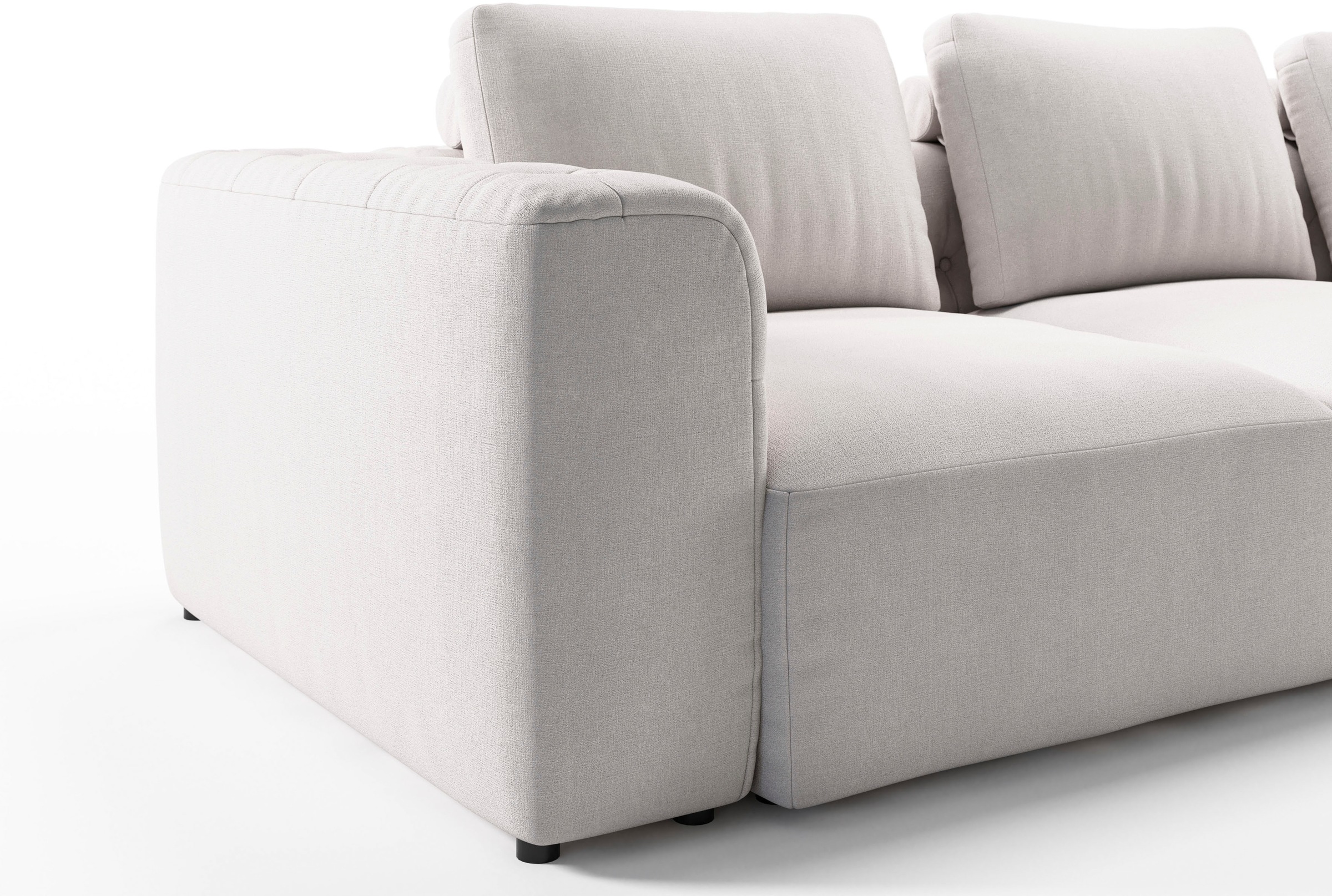 RAUM.ID 2-Sitzer »Cushid«, Modulsofa, bestehend aus 2 Teilen, Breite 218 cm