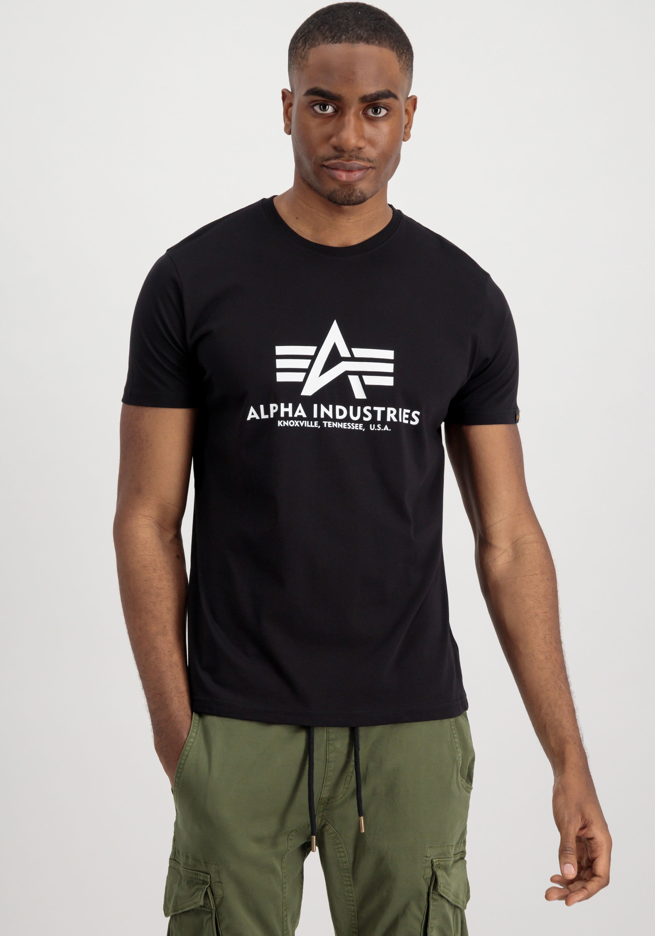 Alpha Industries Rundhalsshirt "Basic T 2 Pack" Set, 2 Stk. günstig online kaufen