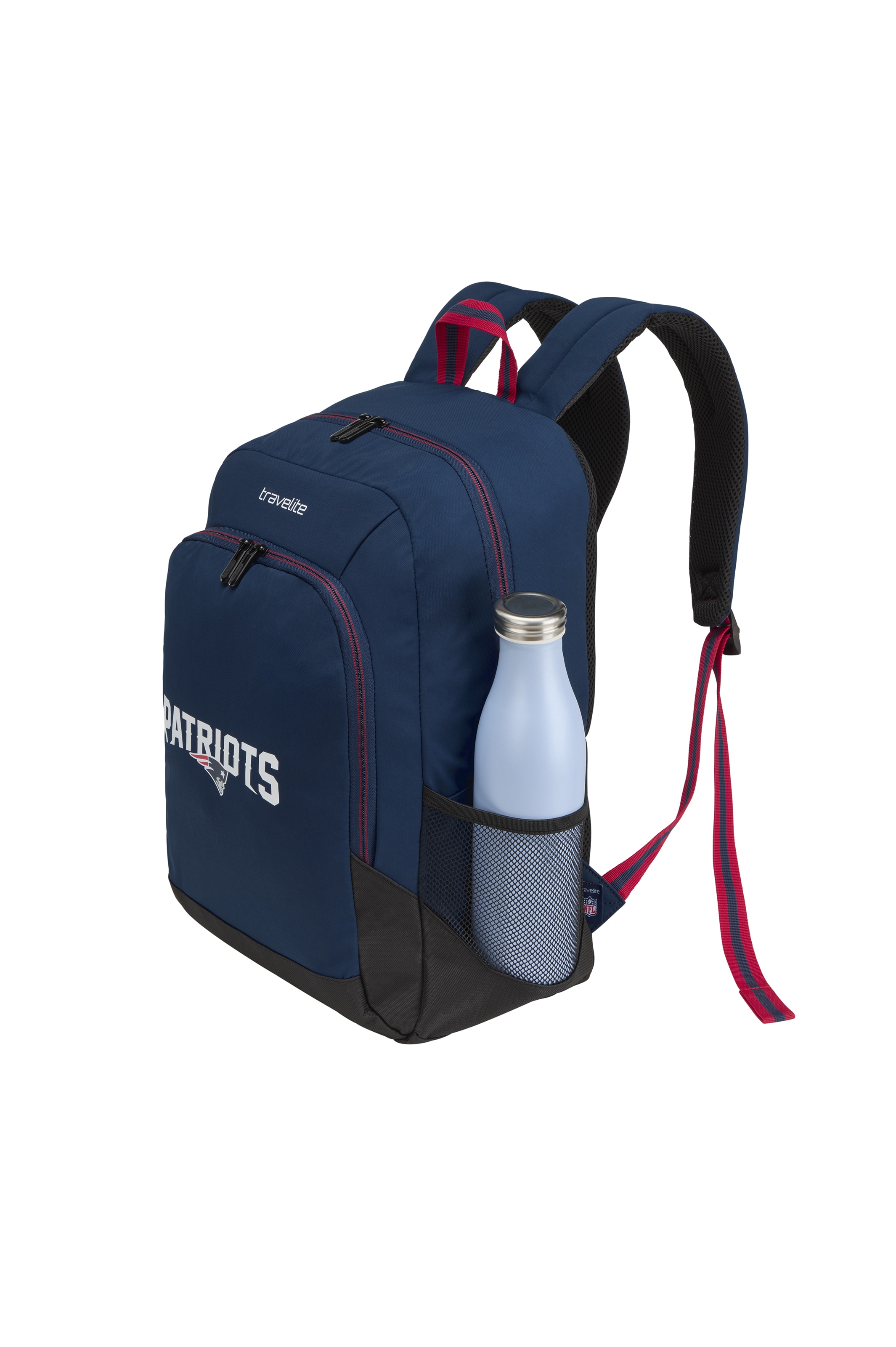 travelite Schulrucksack »travelite x NFL College Rucksack mit Laptopfach« Unisex, Laptop-Rucksack, 15"-Laptopfach, mit Aufsteckfunktion