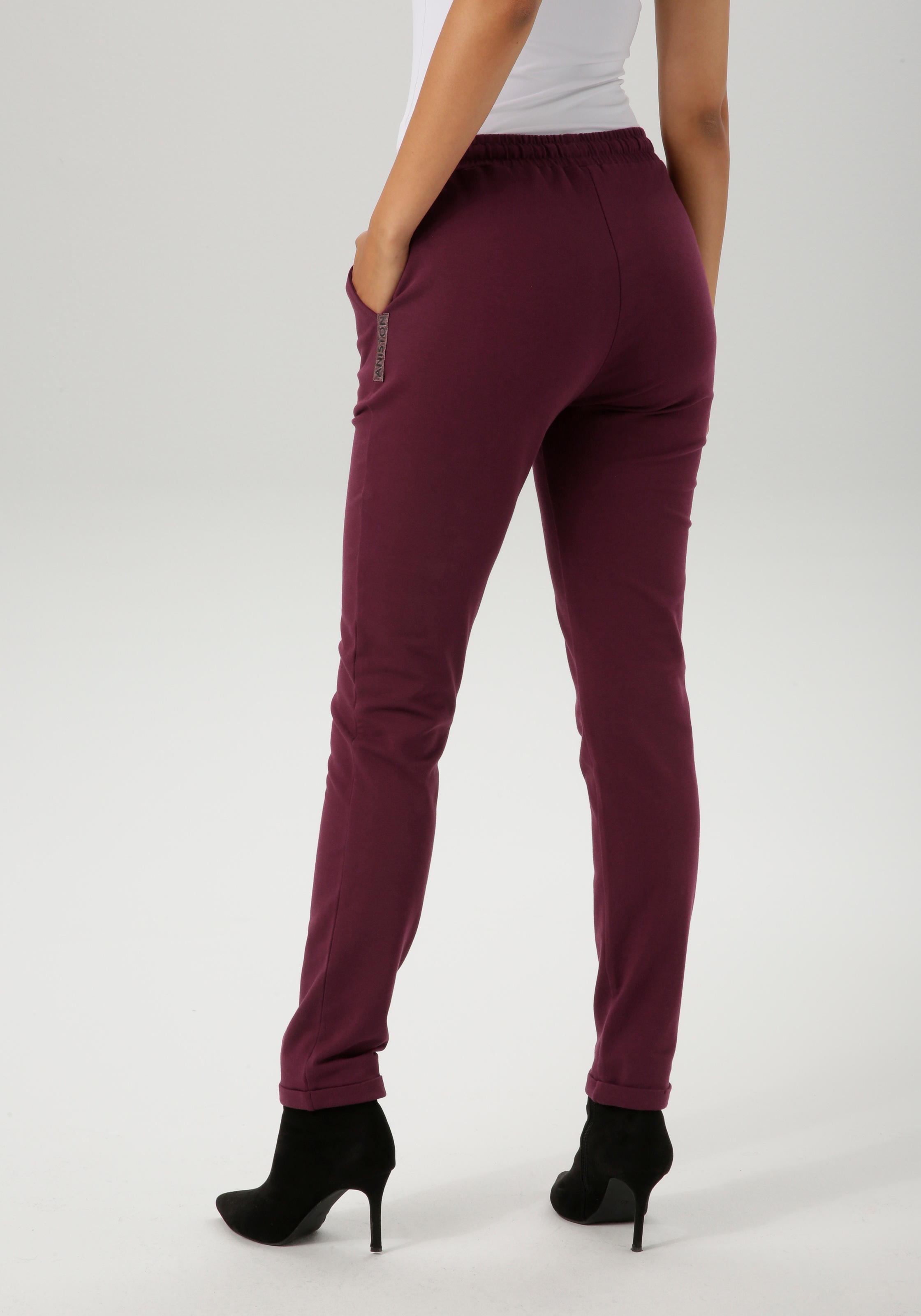 Aniston CASUAL Schlupfhose, mit seitlichem ANISTON-Label günstig online kaufen