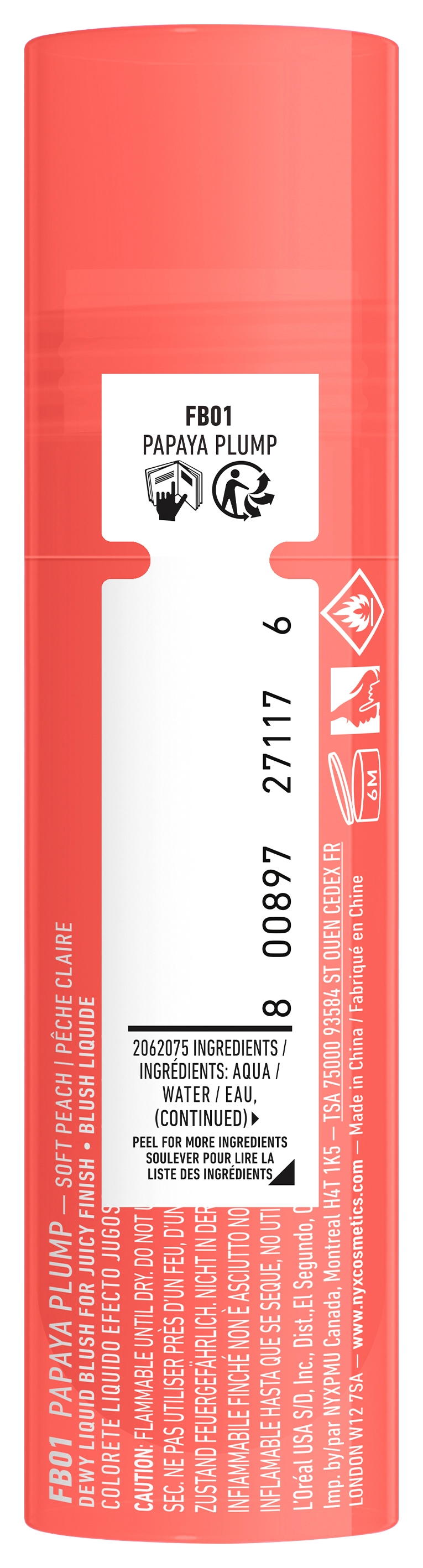 NYX Rouge »NYX Professional Makeup Fat Cheeks Blush«