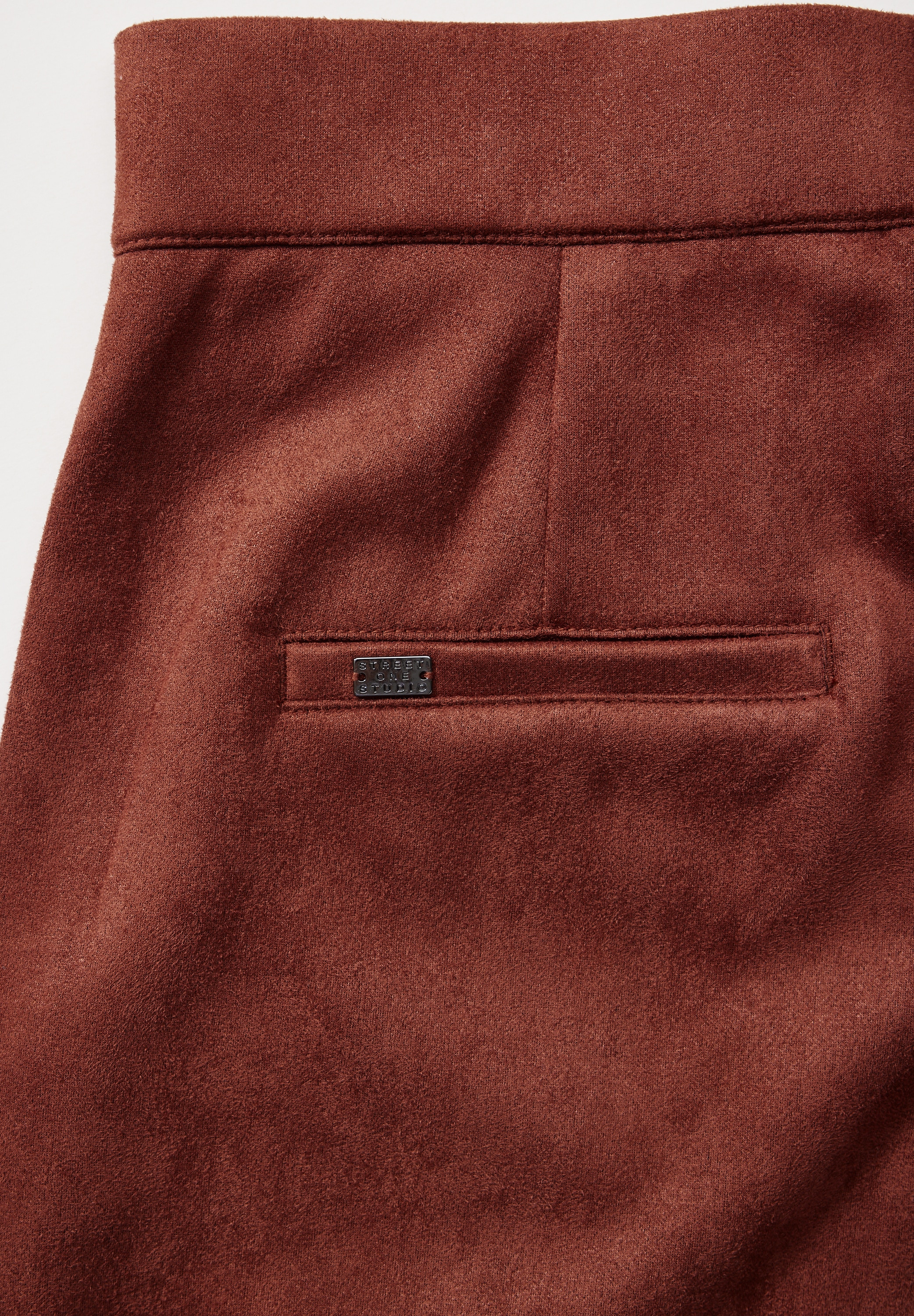 STREET ONE STUDIO Lederimitathose, High Waist