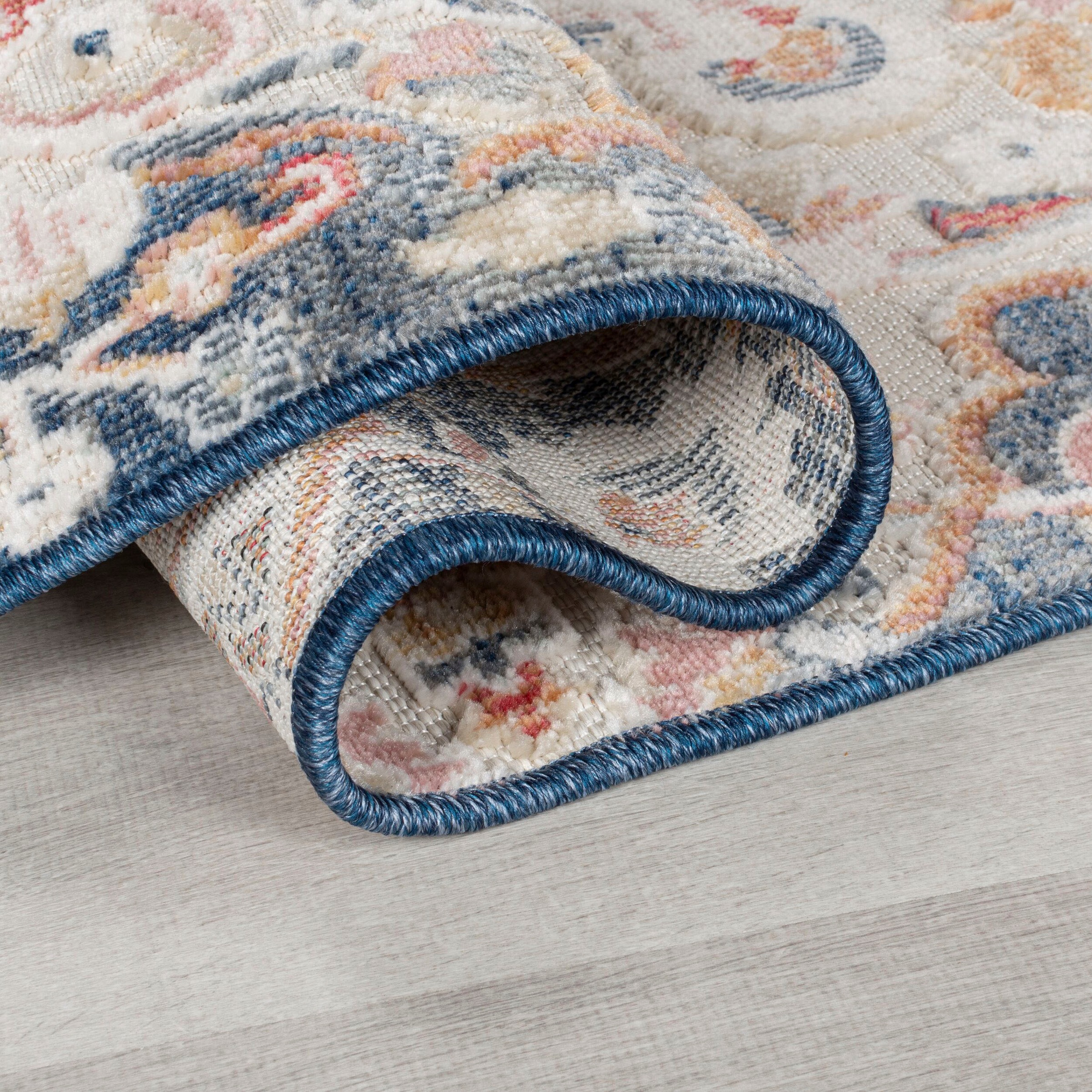 FLAIR RUGS Teppich »Mabel«, rechteckig, 2 mm Höhe, Outdoor geeignet, Hoch-Tief Effekt