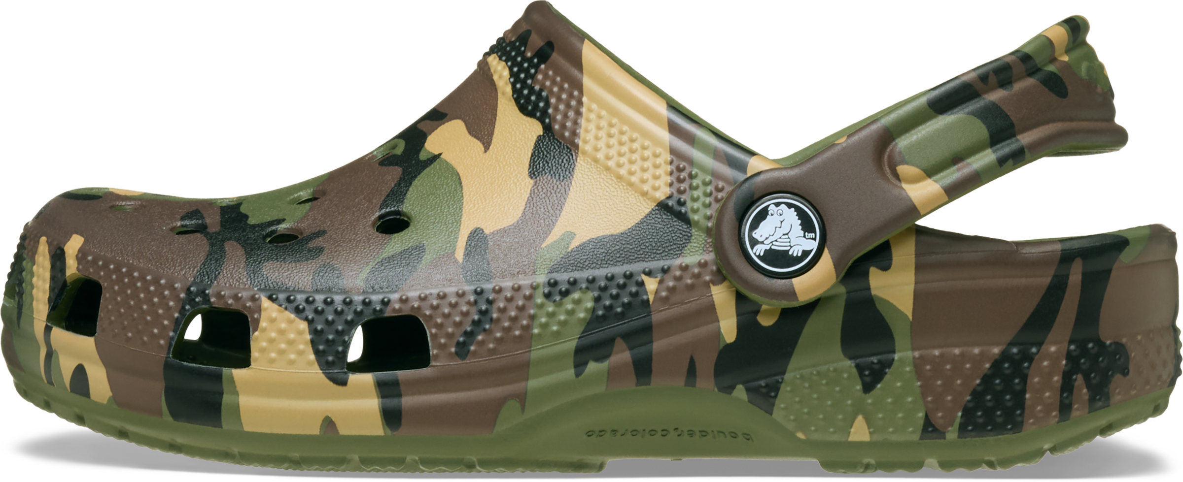 Crocs Clog »Classic Camouflage Clog«  Sommerschuh, Strandschuh, Sandale, Hausschuh mit Lüftungsöffnungen