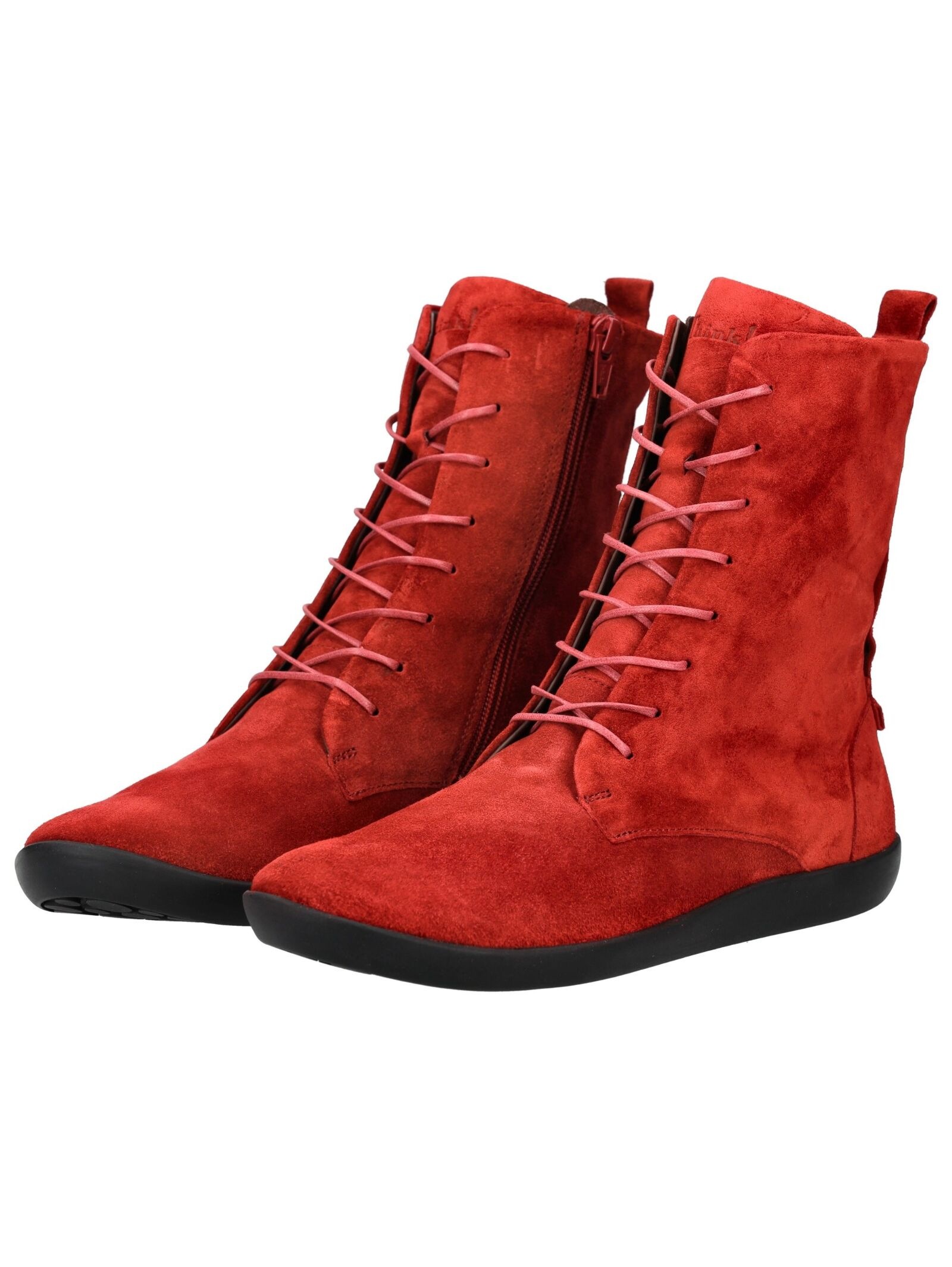 Think! Schnürstiefelette »Think! Stiefelette Veloursleder«