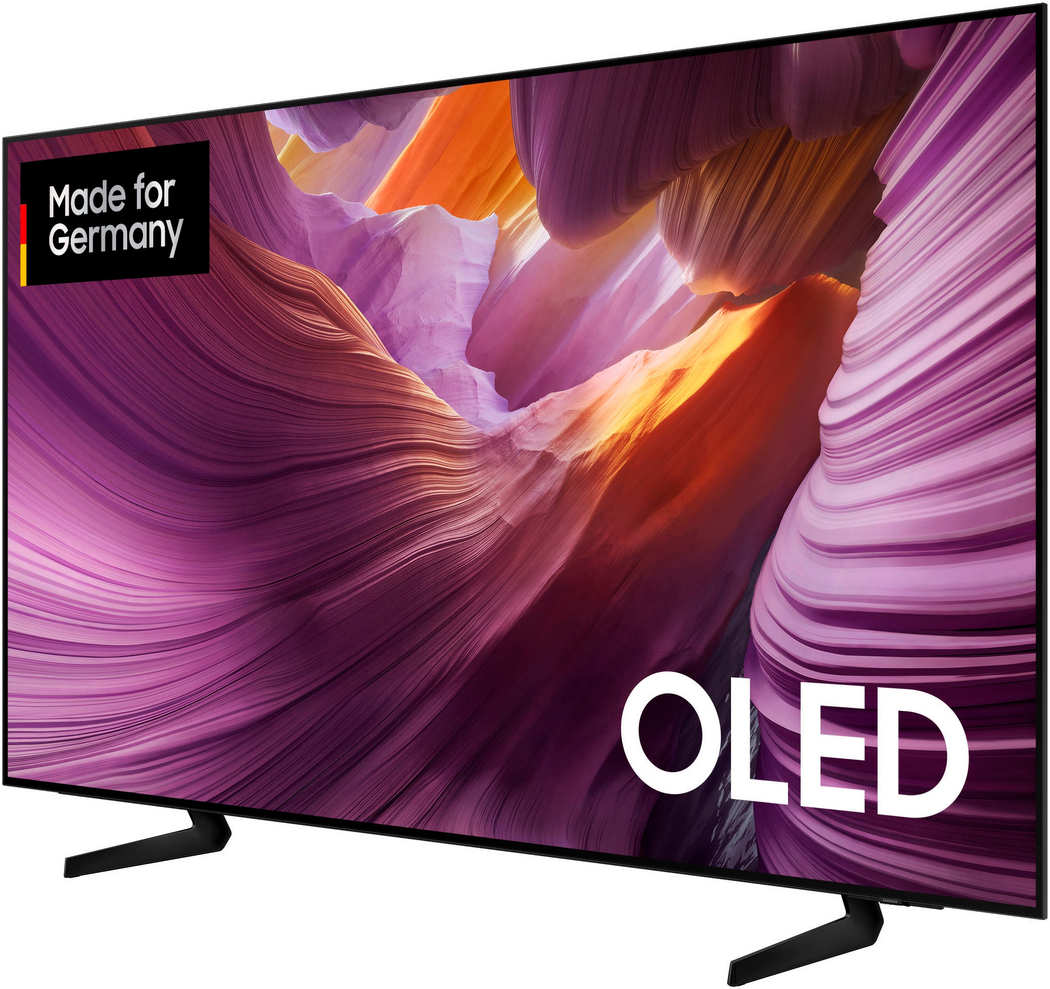 SAMSUNG OLED-Fernseher "GQ77S85FAE OLED-Fernseher", Energieeffizienz: F (A-G), schwarz, 77 ″, Fernseher, HDR Pro & Glare Free, Dolby Atmos & AI Sound, Gaming Hub, bis zu 165Hz 2