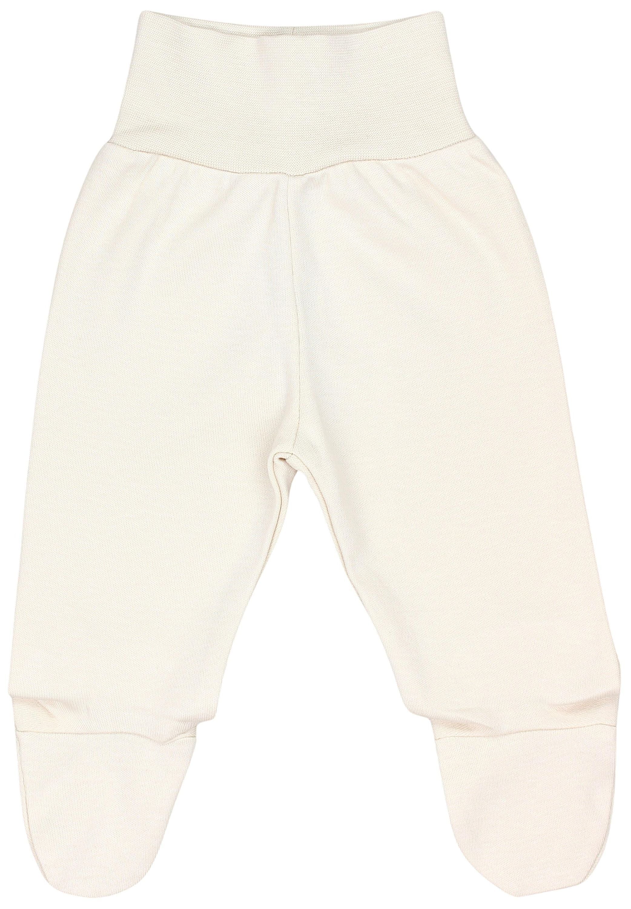TupTam Jogginghose »Hose Baby Strampelhose mit Fuß 5er Pack«