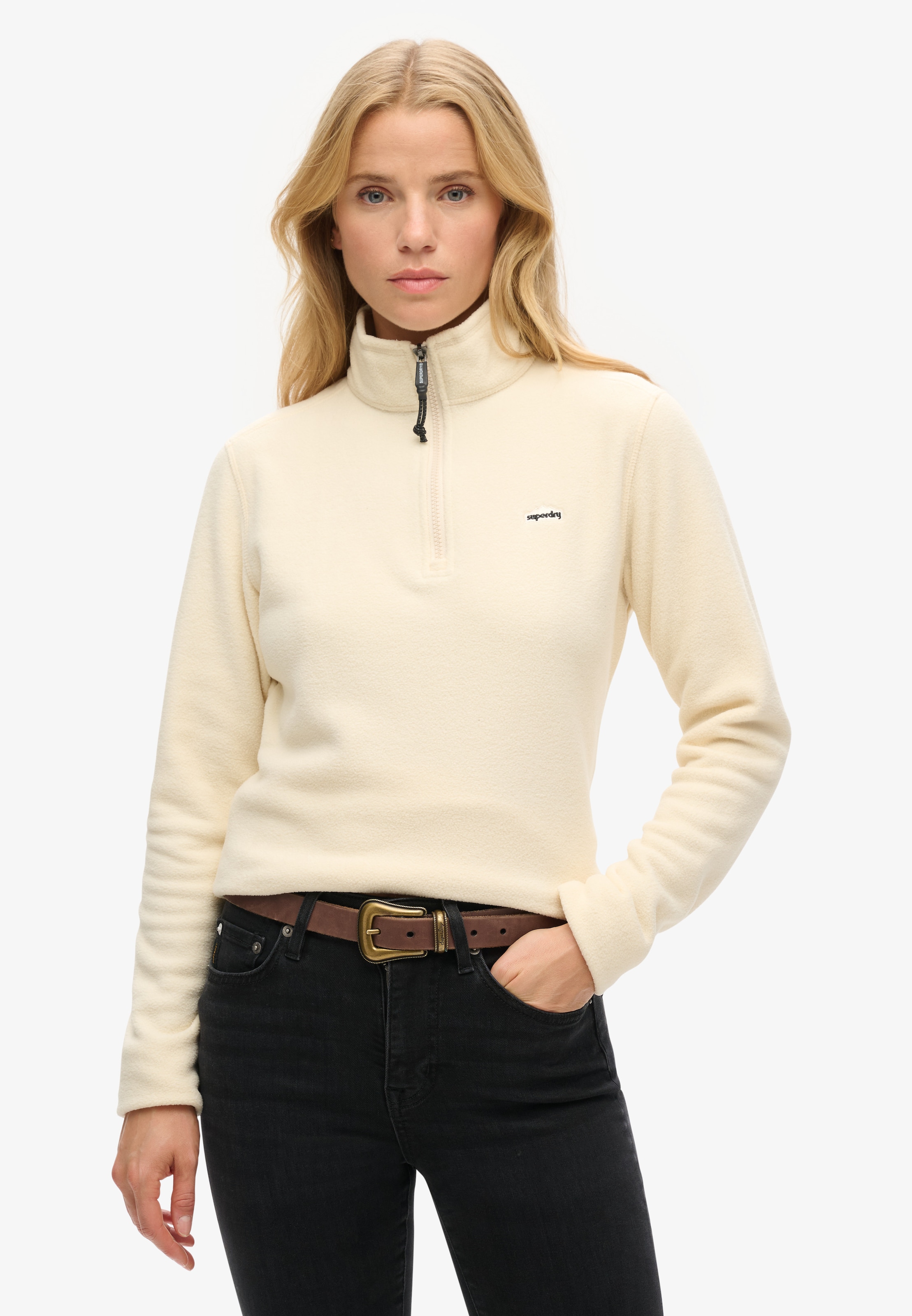 Superdry Fleecepullover "POLAR FLEECE HALF ZIP" günstig online kaufen