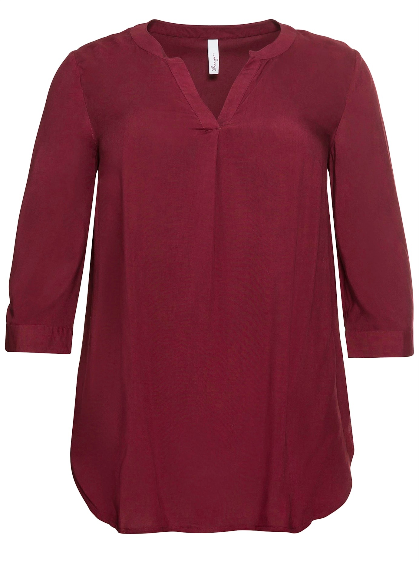 Sheego Long Blouse Wine Red 48 3
