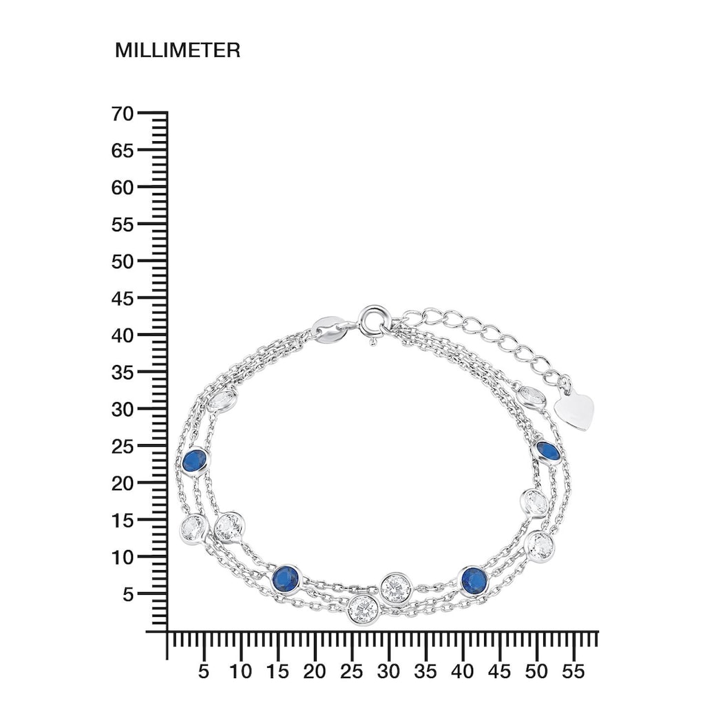 Amor Armband »2017183«, mit Zirkonia (synth.)