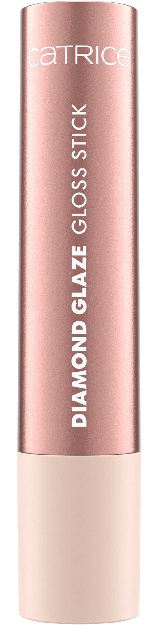 Catrice Lippenstift »Diamond Glaze Gloss Stick«, Schmelzende, pflegende Textur, Gelartiges Finish mit intensivem Glanz