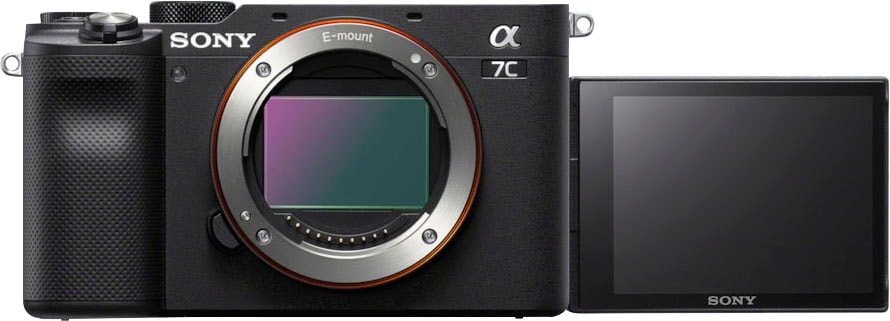 Sony Vollformat-Digitalkamera »ILCE-7CLB - Alpha 7C E-Mount mit SEL2860«, FE 28–60 mm F4–5,6, 24,2 MP, FE 28–60 mm F4–5,6, 24,2 MP, 4K Video, Echtzeit-AF