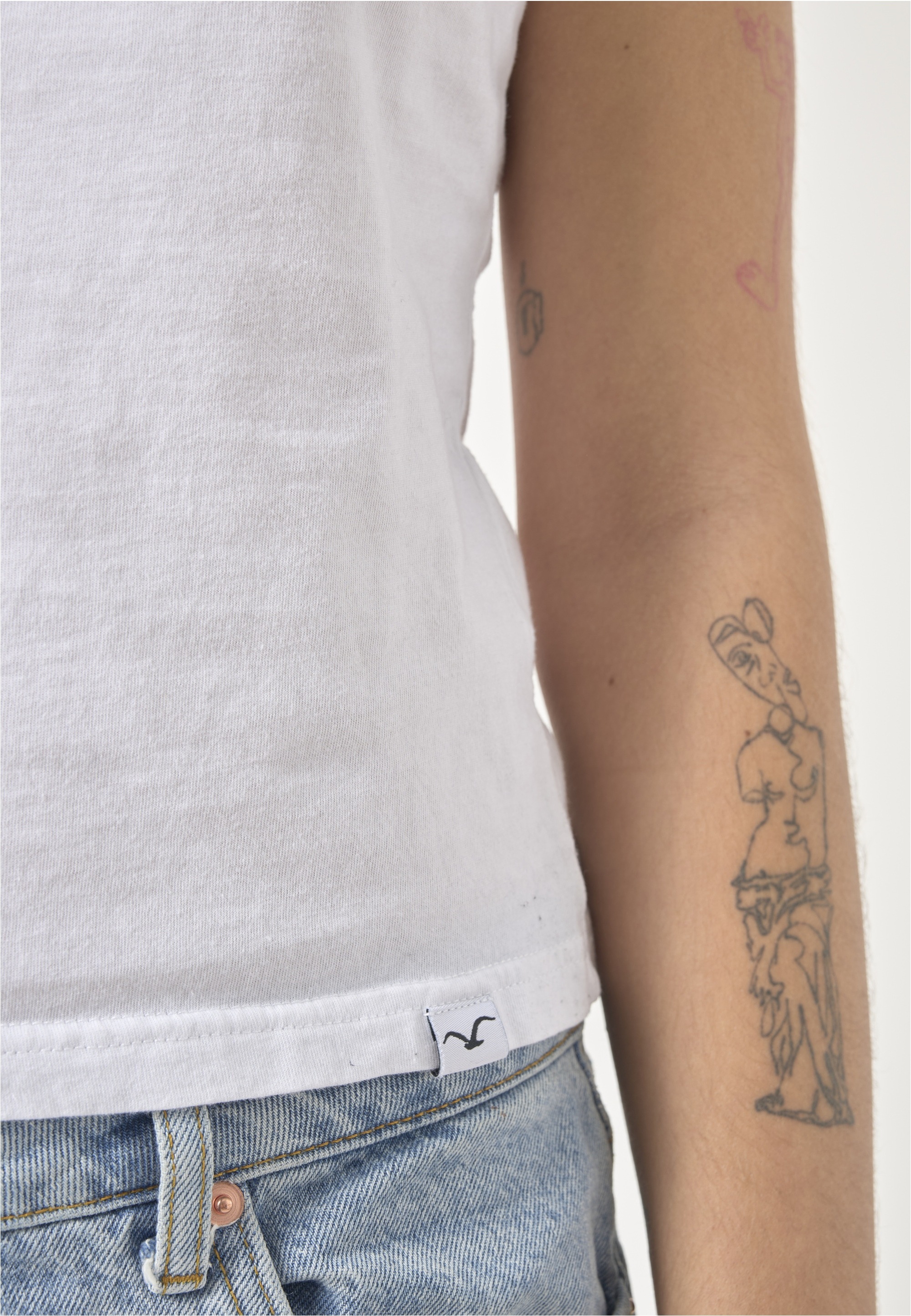 Cleptomanicx T-Shirt »Slim Tee Ligull Slim«, Locker geschnitten