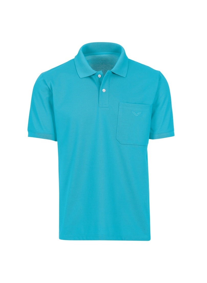 Trigema Poloshirt »TRIGEMA Polohemd mit Brusttasche«, (1 tlg.)