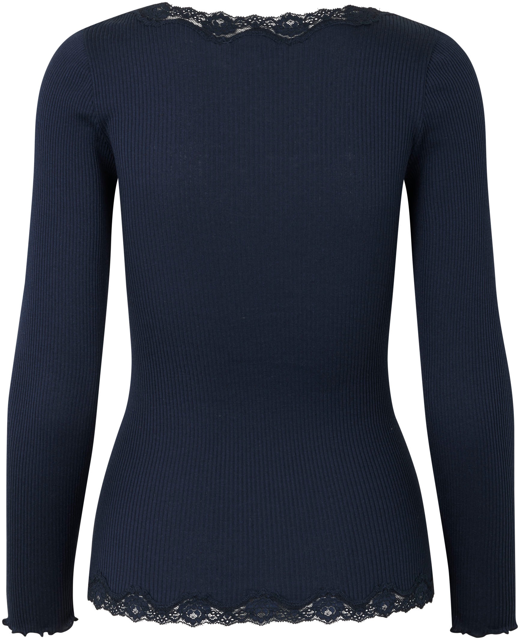 rosemunde Strickjacke "Babette Silk Cardigan" Vintage-Spitzenbesatz, Perlmu günstig online kaufen