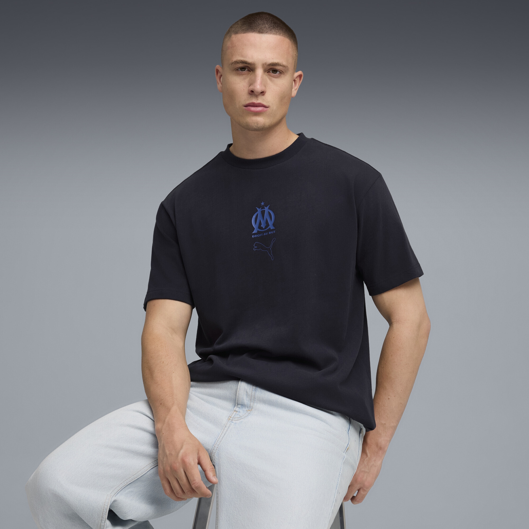 PUMA T-Shirt »Olympique de Marseille FtblEssentials Cellerator T-Shirt«