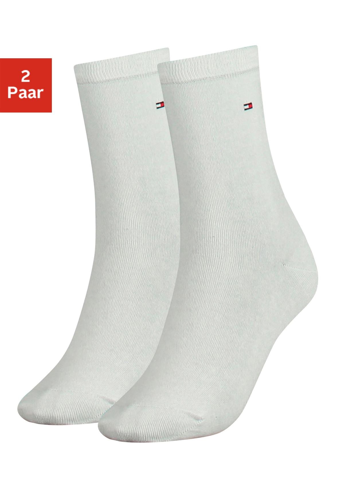 Tommy Hilfiger Socken, (2 Paar), mit flacher Zehennaht