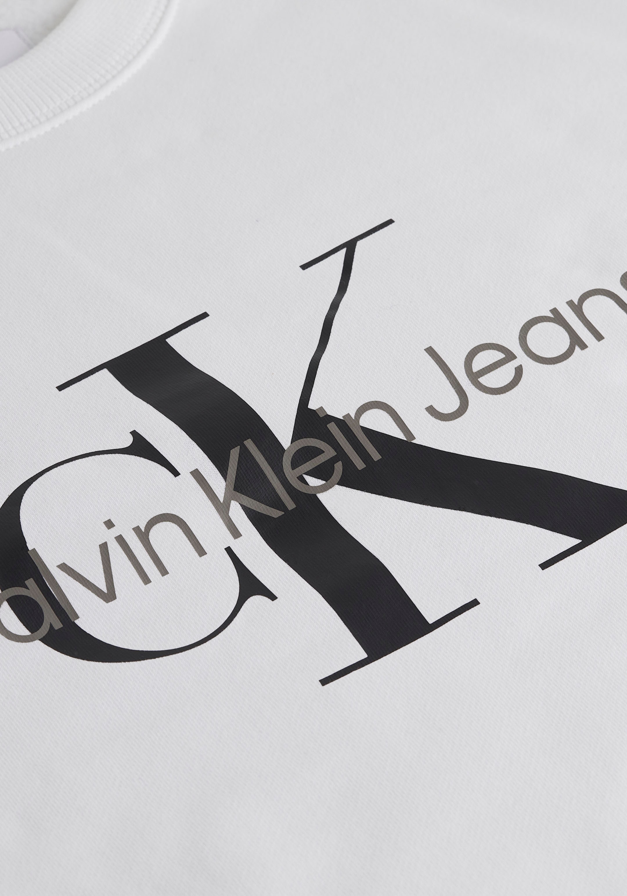 Logo-Schriftzug MONOGRAM | Calvin Jeans bestellen SWEATSHIRT«, Sweatshirt mit & Calvin Jeans BAUR »CORE Klein Monogramm Klein