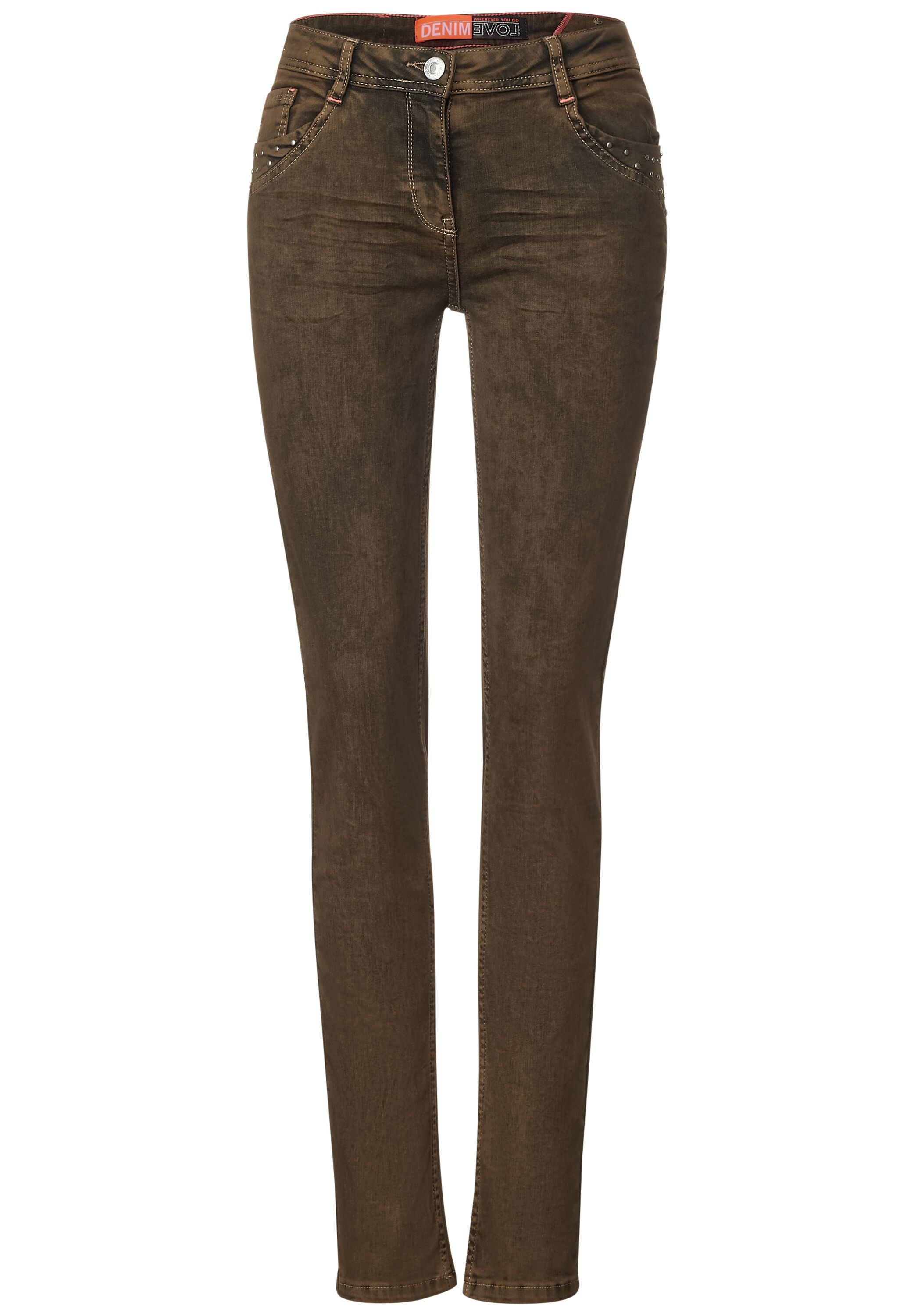 Cecil Slim-fit-Jeans, 5-Pocket-Style
