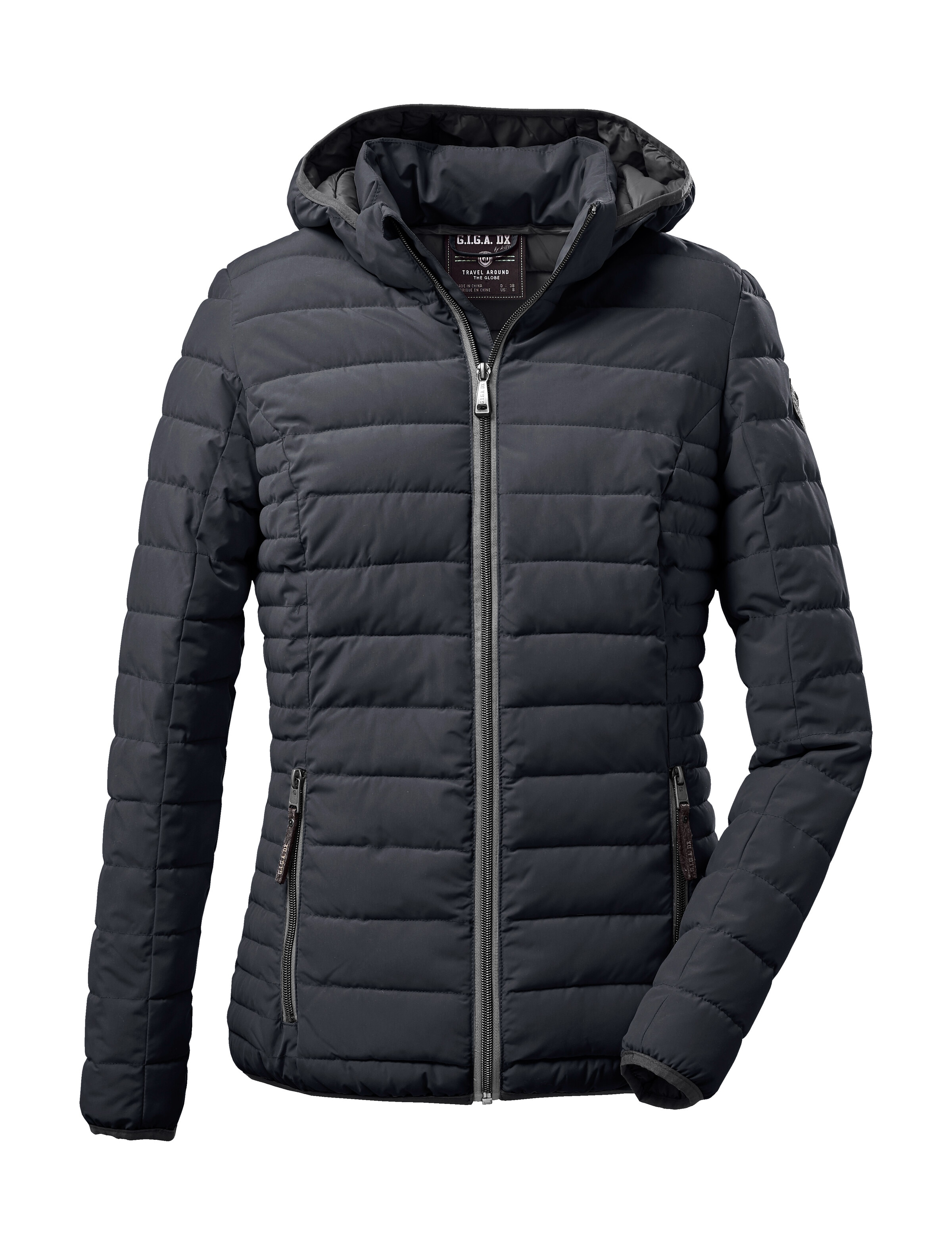 G.I.G.A. DX by killtec Steppjacke »Ventoso WMN Quilted JCKT D«, Leichte Jacke, wind- und wasserabweisend, mit abzippbarer Kapuze