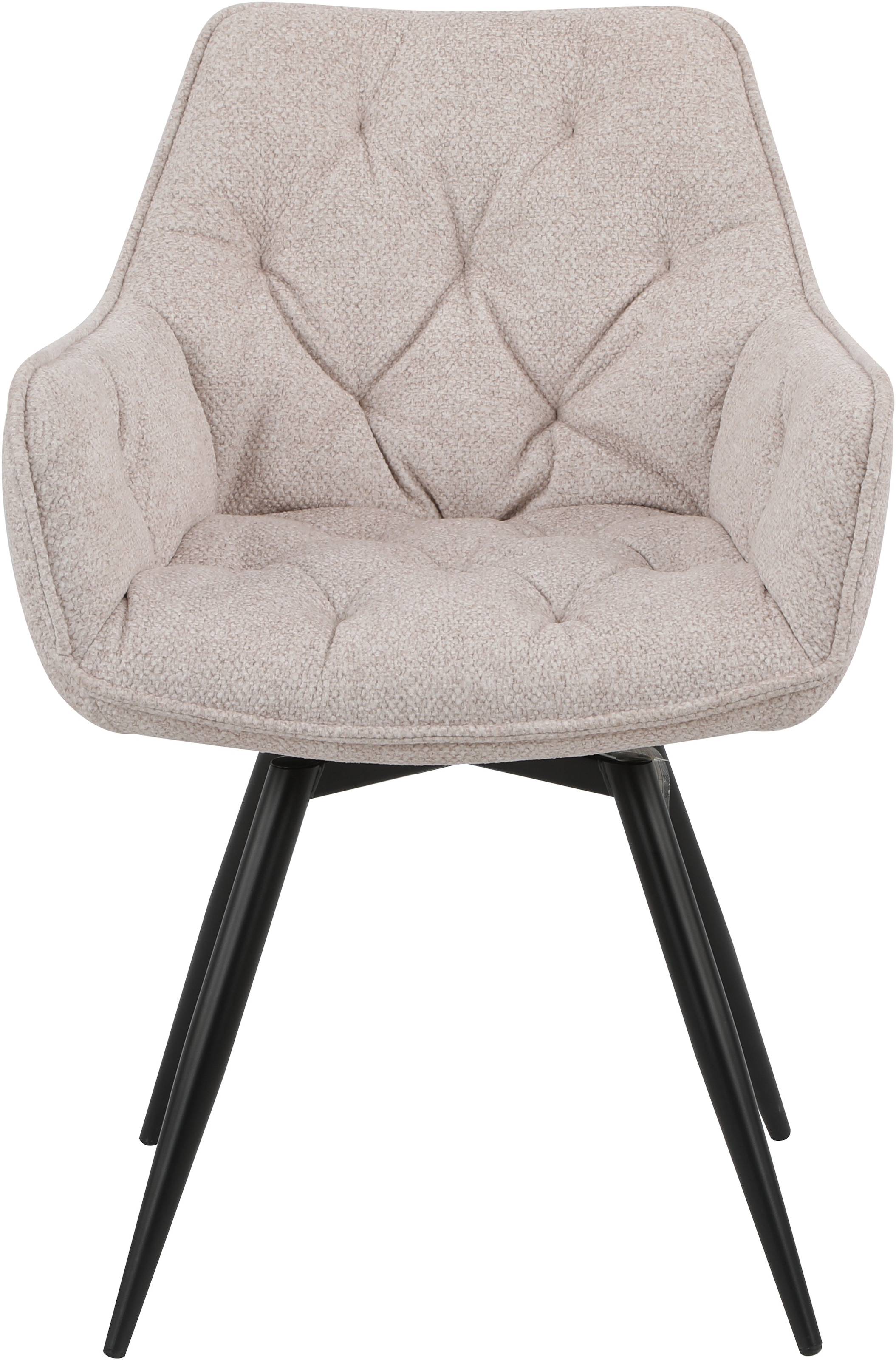 HELA Esszimmerstuhl »Mara«, (Set), 2 St., Webstoff, Drehstuhl, Teddy Bezug, Webstoff oder Samtvelours