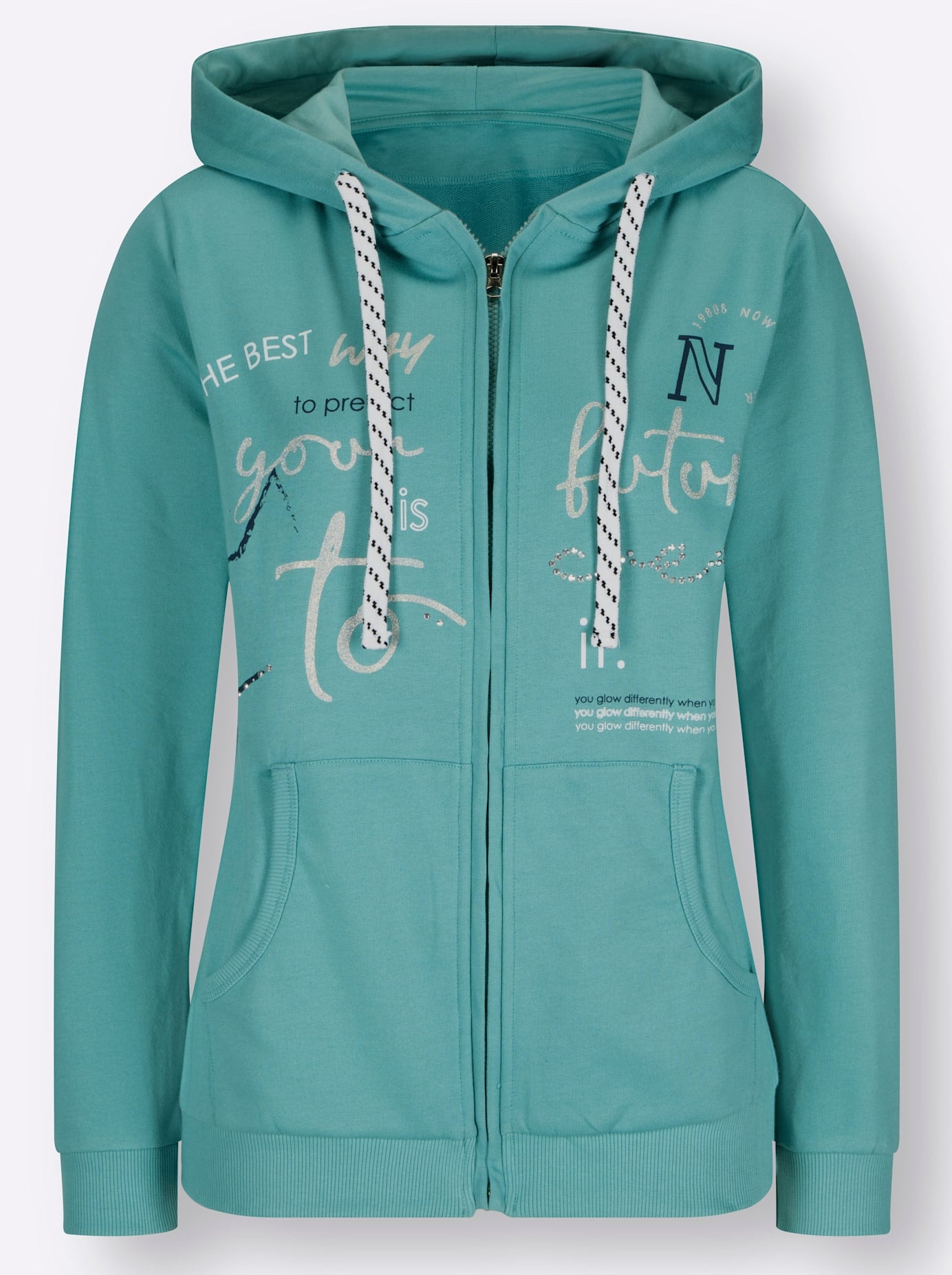 Inspirationen Shirtjacke »Sweatjacke«, (1 tlg.)