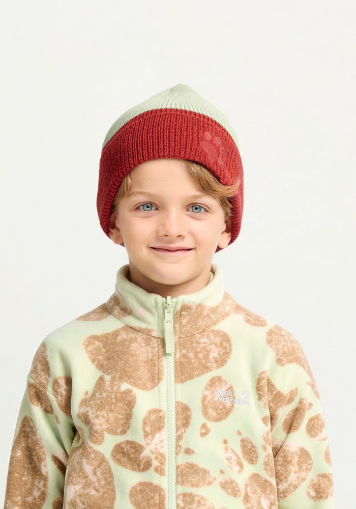 Jack Wolfskin Beanie »PAWLY BEANIE K« Kinderbeanie, warm, Colorblocking-Look