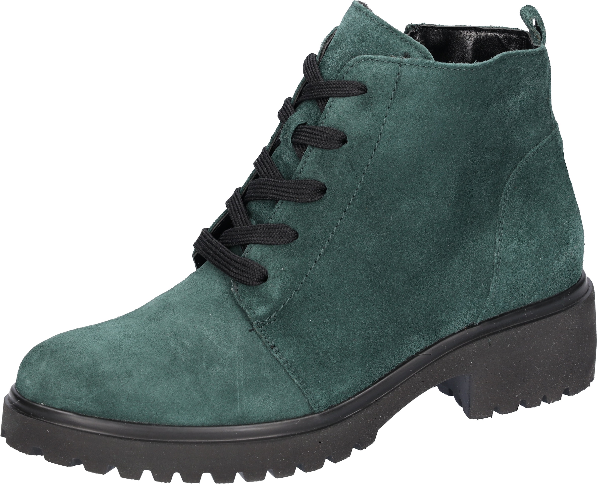 Waldläufer Schnürboots »H-LUISE«, Stiefelette, Blockabsatz, in bequemer Schuhweite G (= weit)