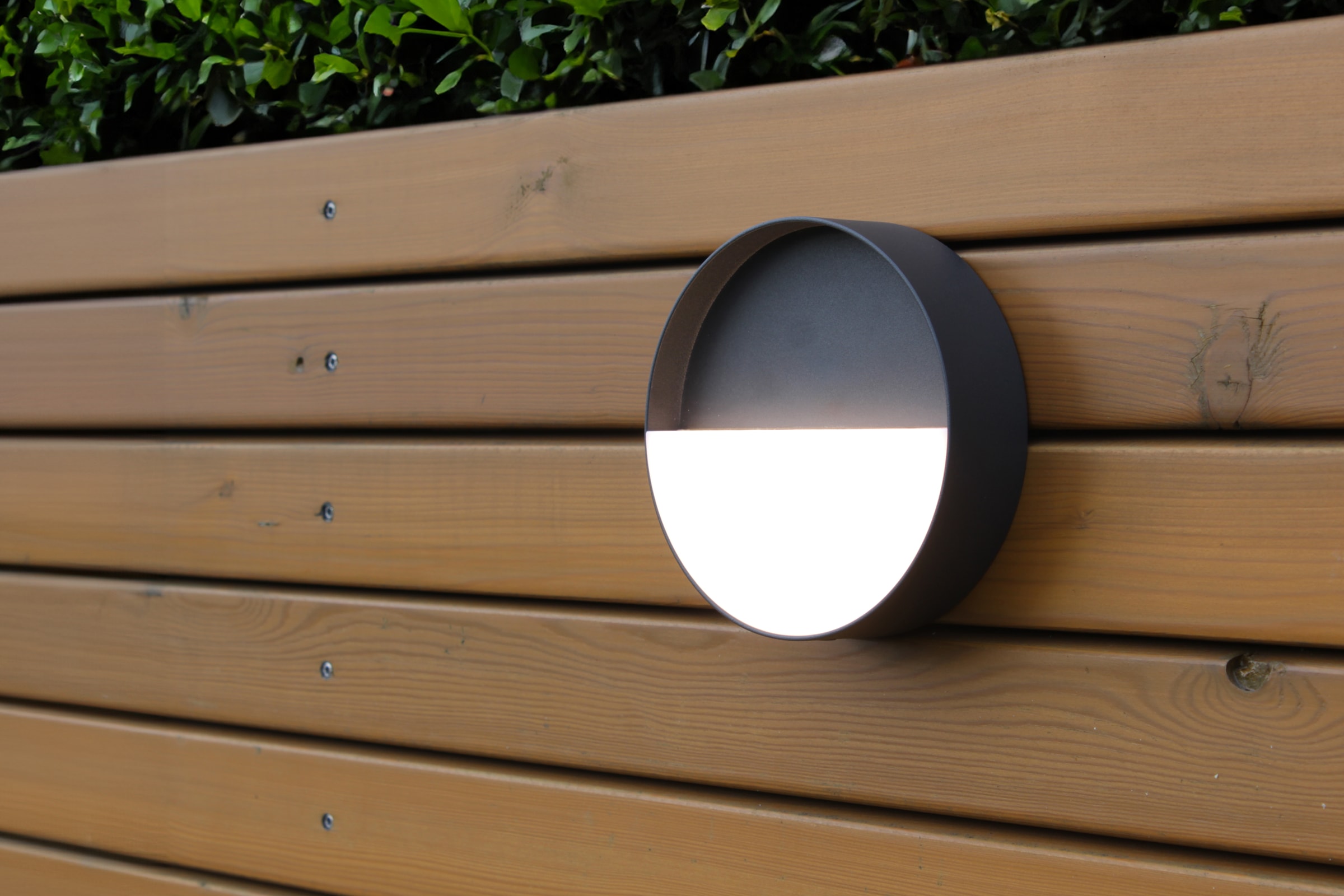 ECO-LIGHT LED Außen-Wandleuchte »LED-Wandleuchte MEG anthrazit«, 1 flammig, Leuchtmittel LED-Board | LED fest integriert, Akku-Licht für Innen & Außen