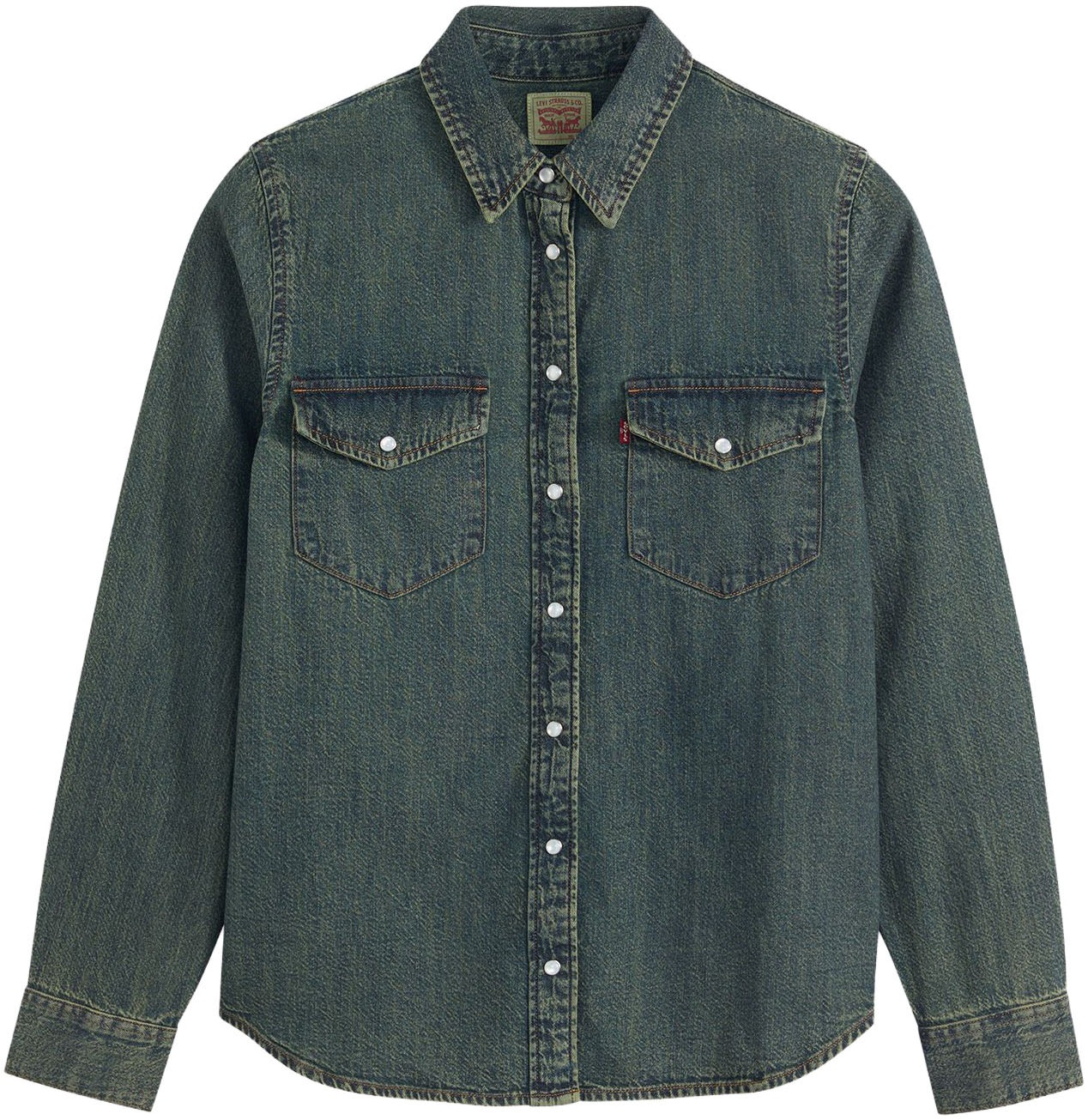Levi's® Jeansbluse »ESSENTIAL WESTERN«, mit Brusttaschen mit Druckknöpfen