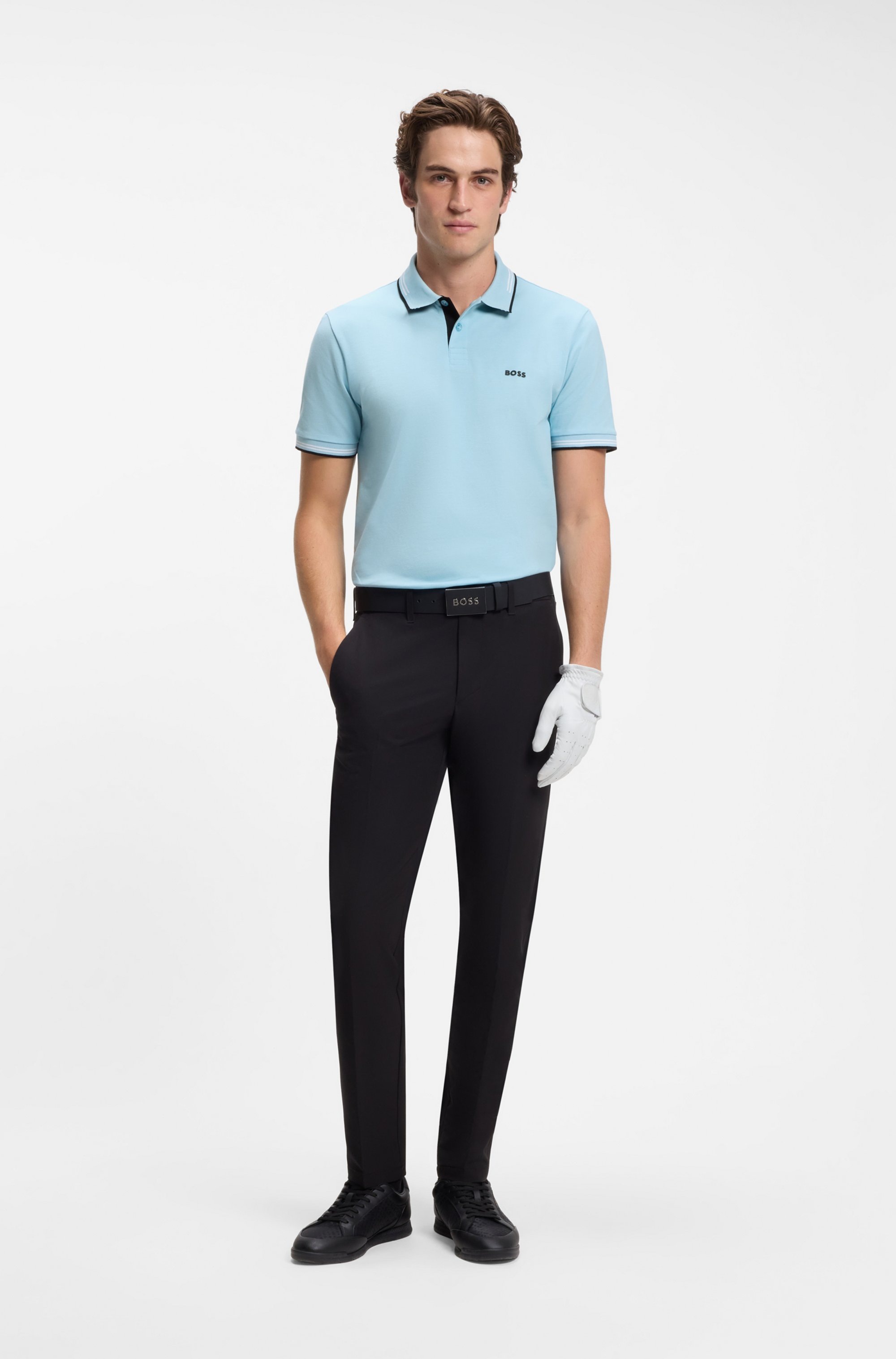 BOSS GREEN Poloshirt »Paul Slim Fit Stretch-Baumwoll-Pique« mit Polokragen