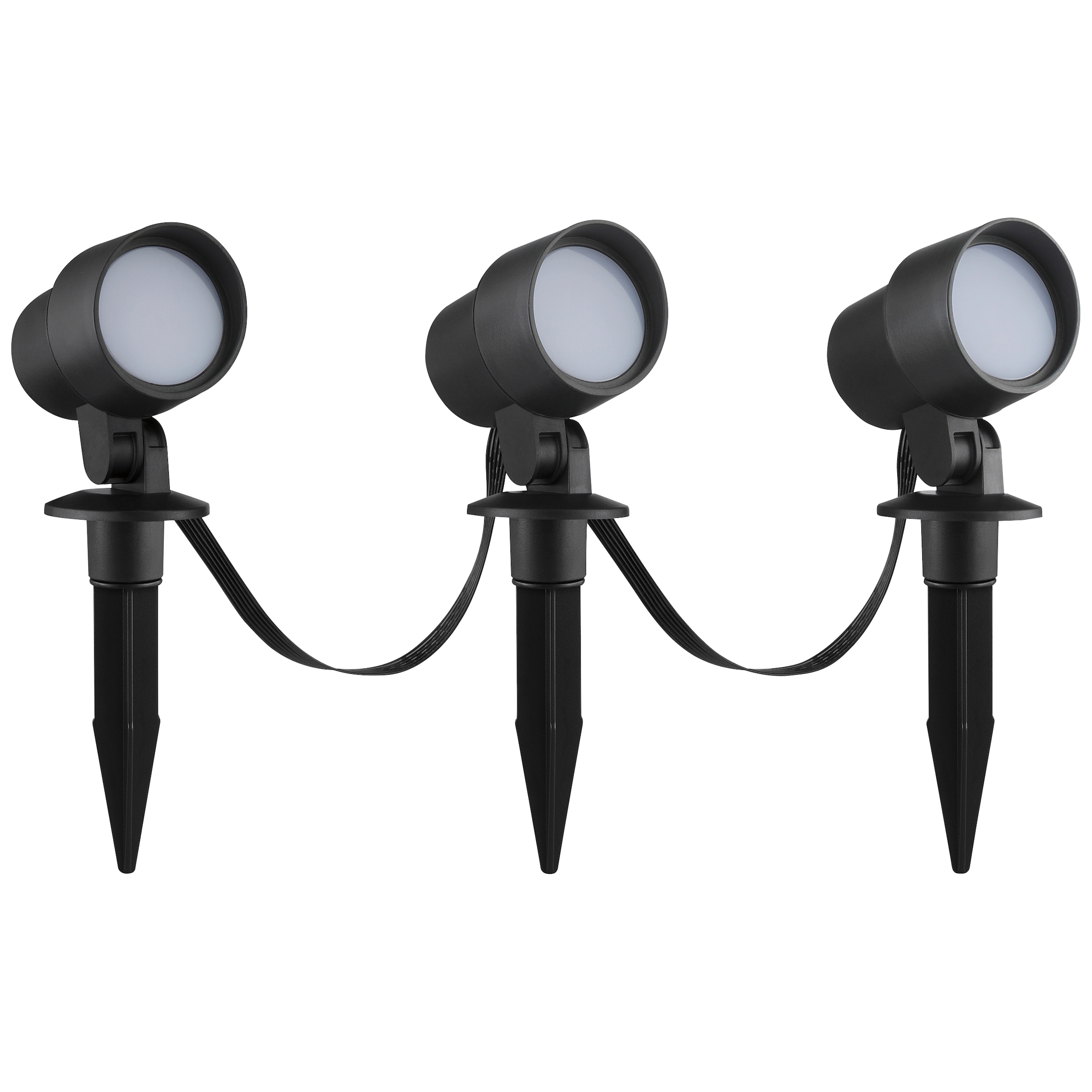 Brilliant LED Gartenleuchte "Kamara" LED-Modul 3 Stk. RGB  warmweiß - kaltw günstig online kaufen