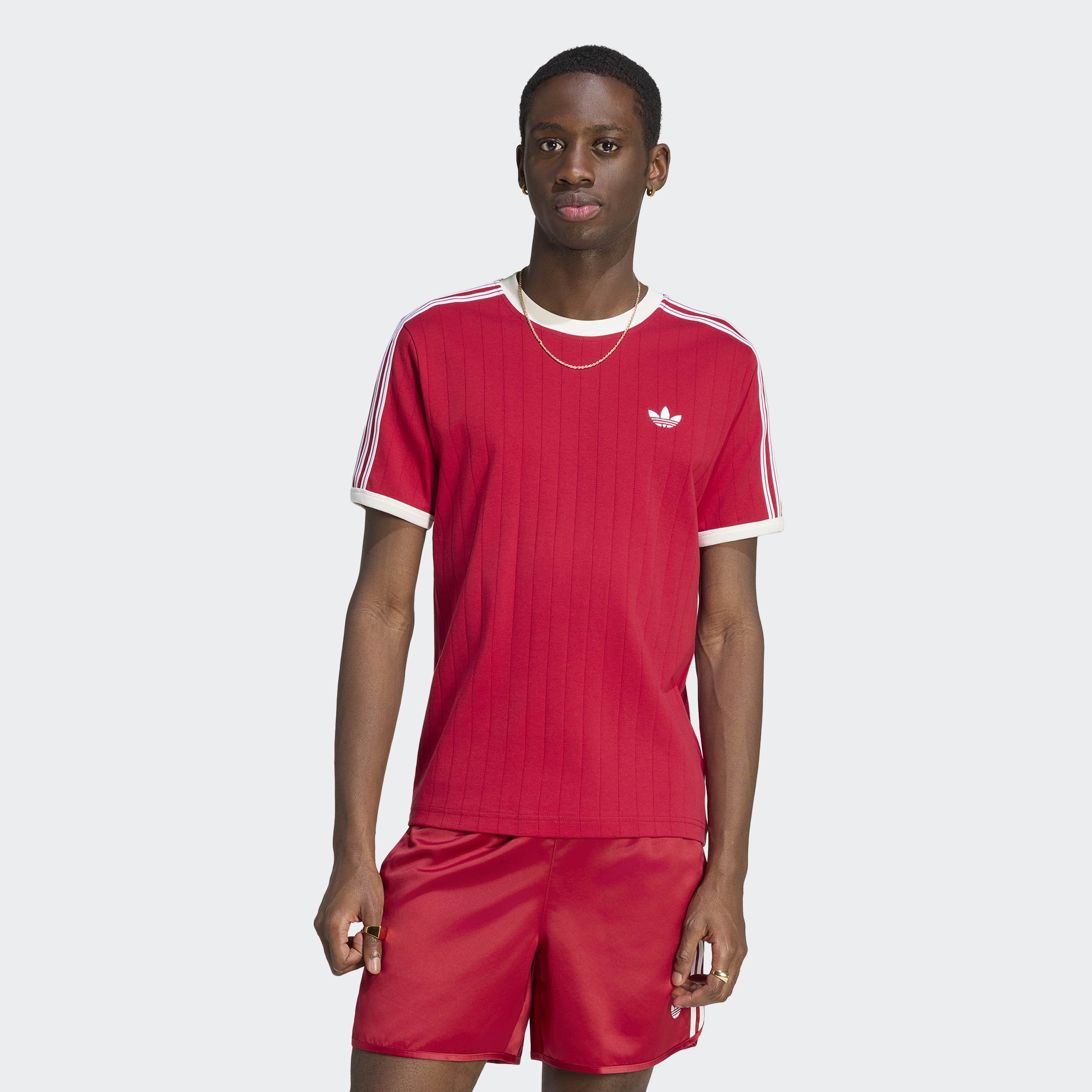 adidas Originals T-Shirt "DROP NEEDLE 3-STREIFEN" für Erwachsene, mit sportlichem Stil, in normaler Länge, Kurzarmdesign