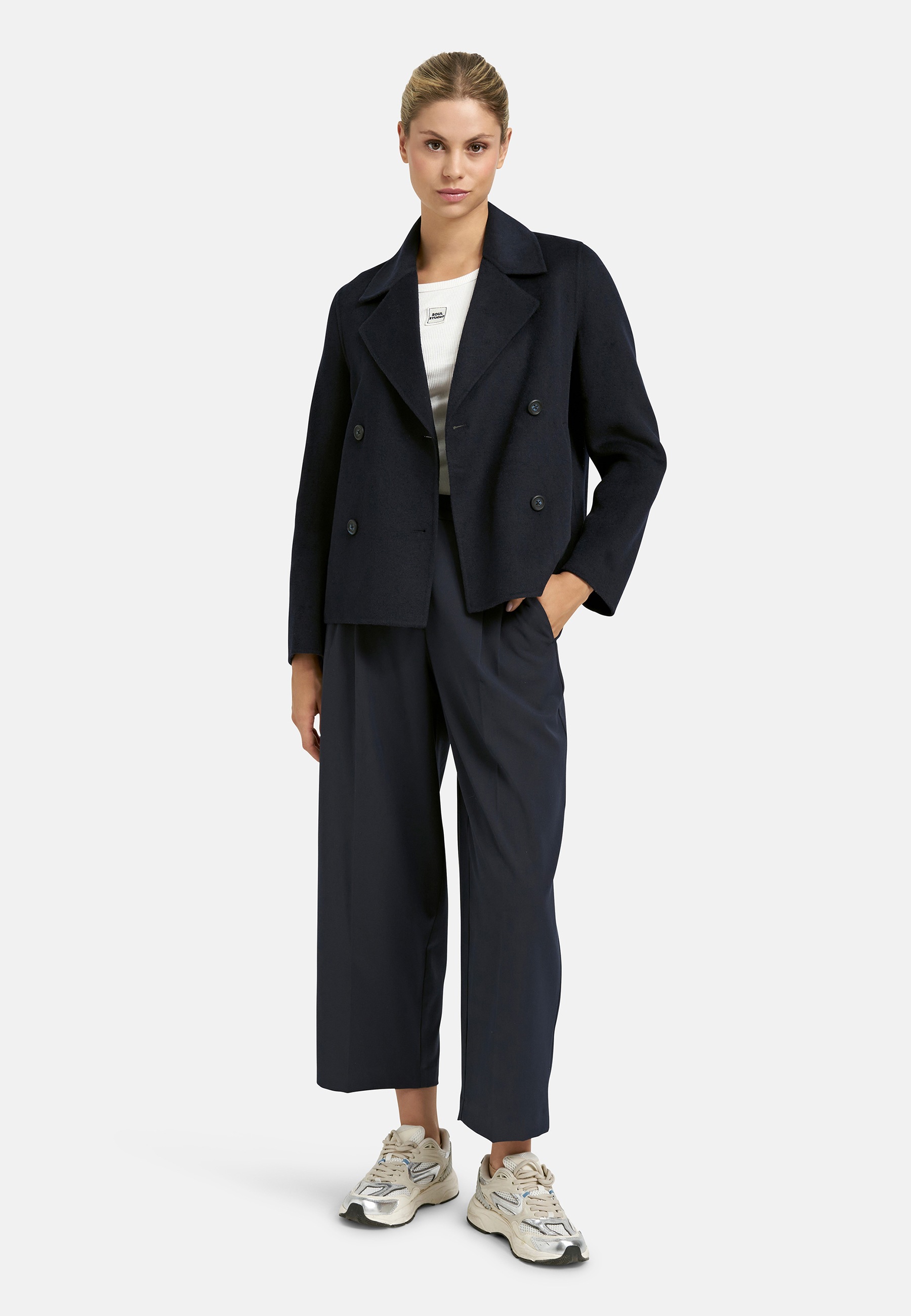 Smith & Soul Kurzjacke ohne Kapuze