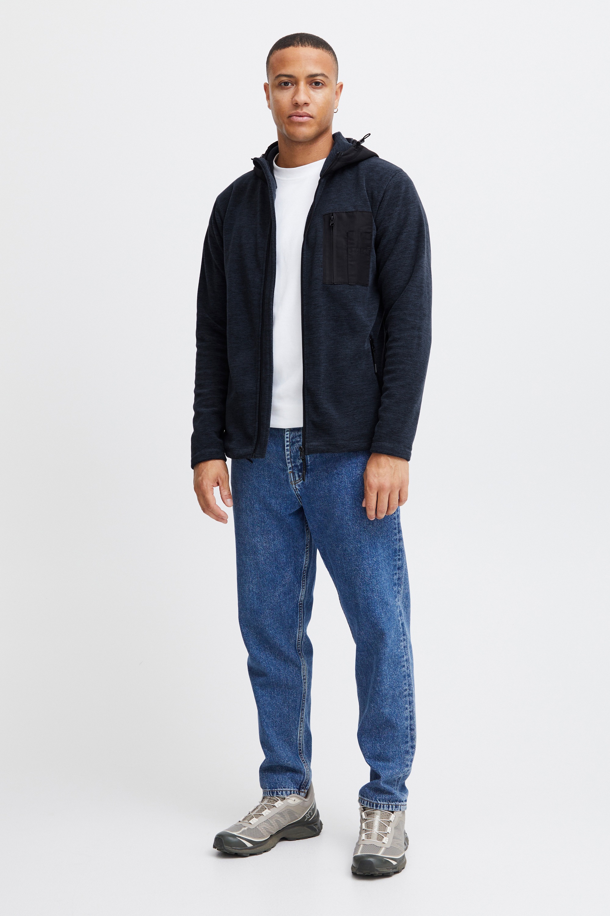Indicode Fleecejacke »Fleecejacke IDWilmot«, mit Kapuze