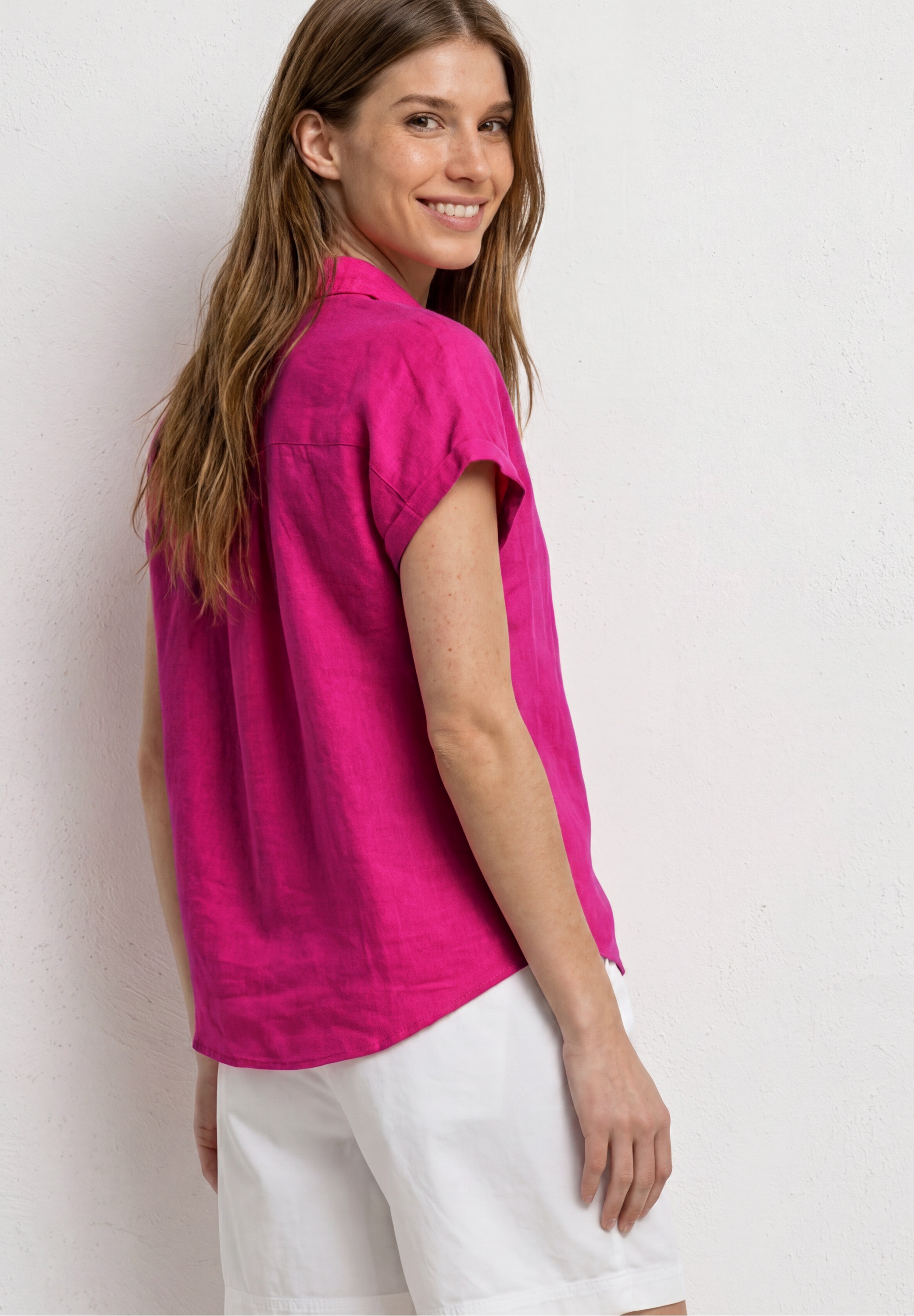 STREET ONE Hemdbluse aus Leinen