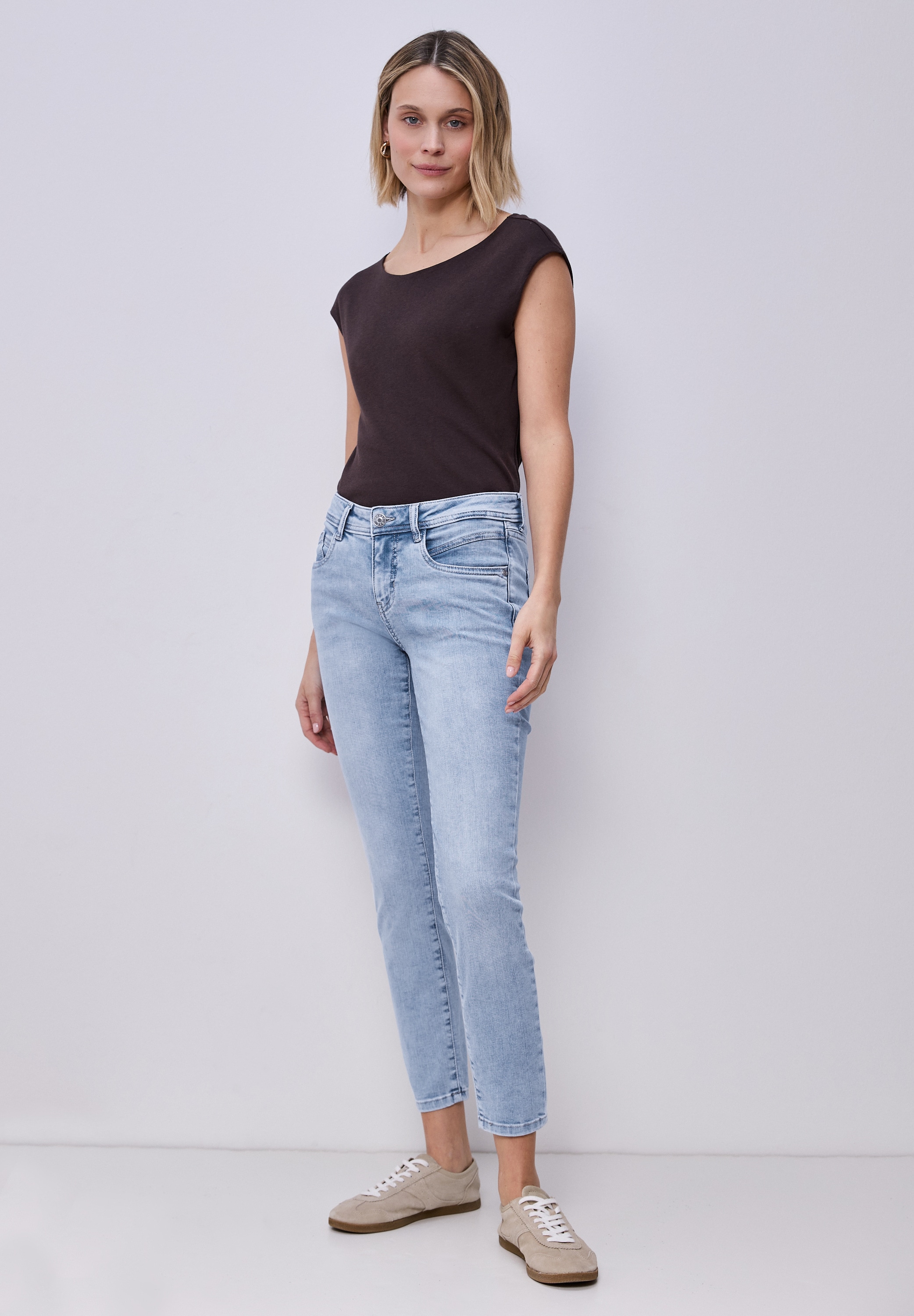 STREET ONE Slim-fit-Jeans im Denim Look