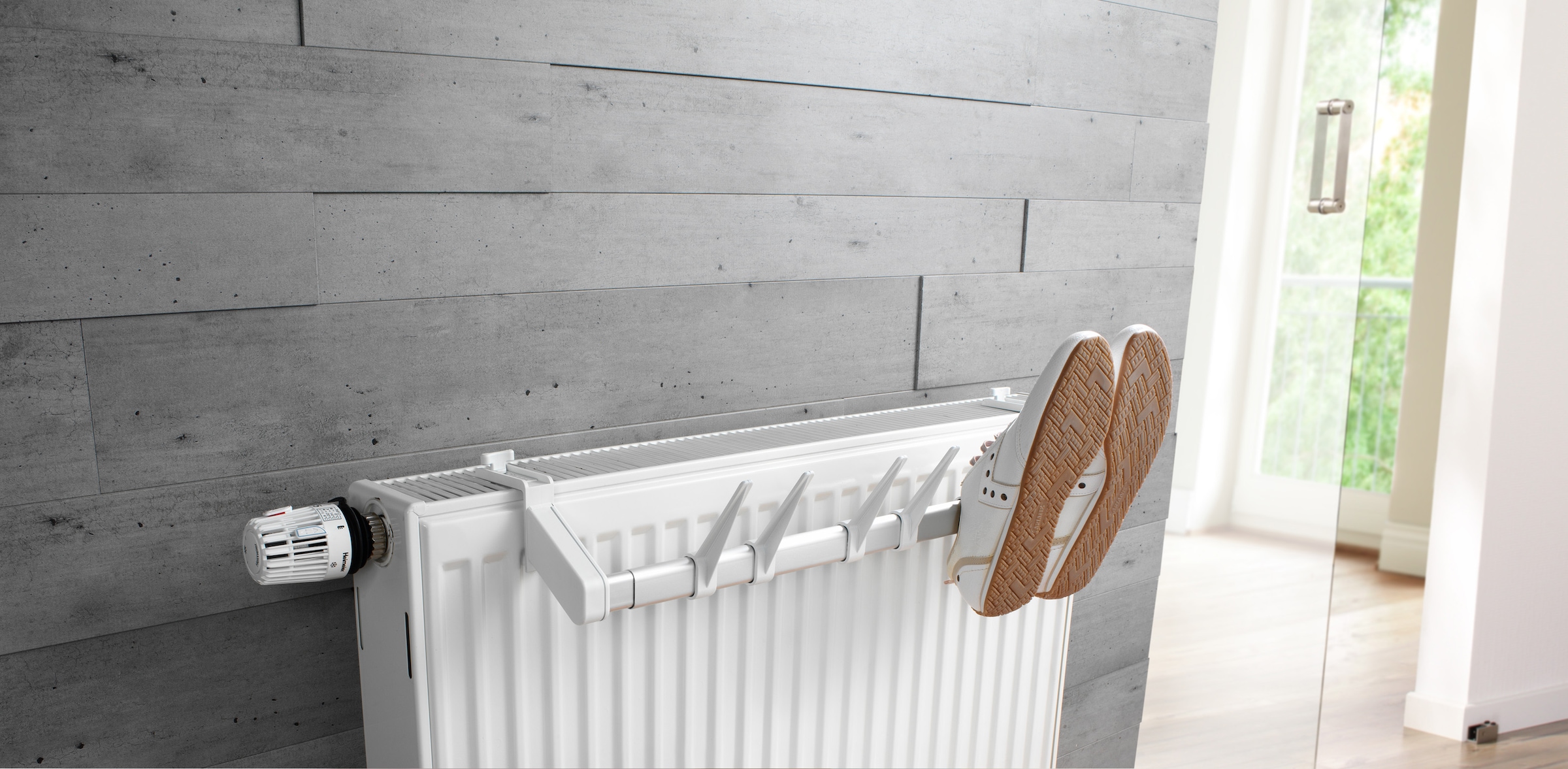 Ruco Heizkörper-Wäschetrockner, für Schuhe, Aluminium/Kunststoff, 2er Set