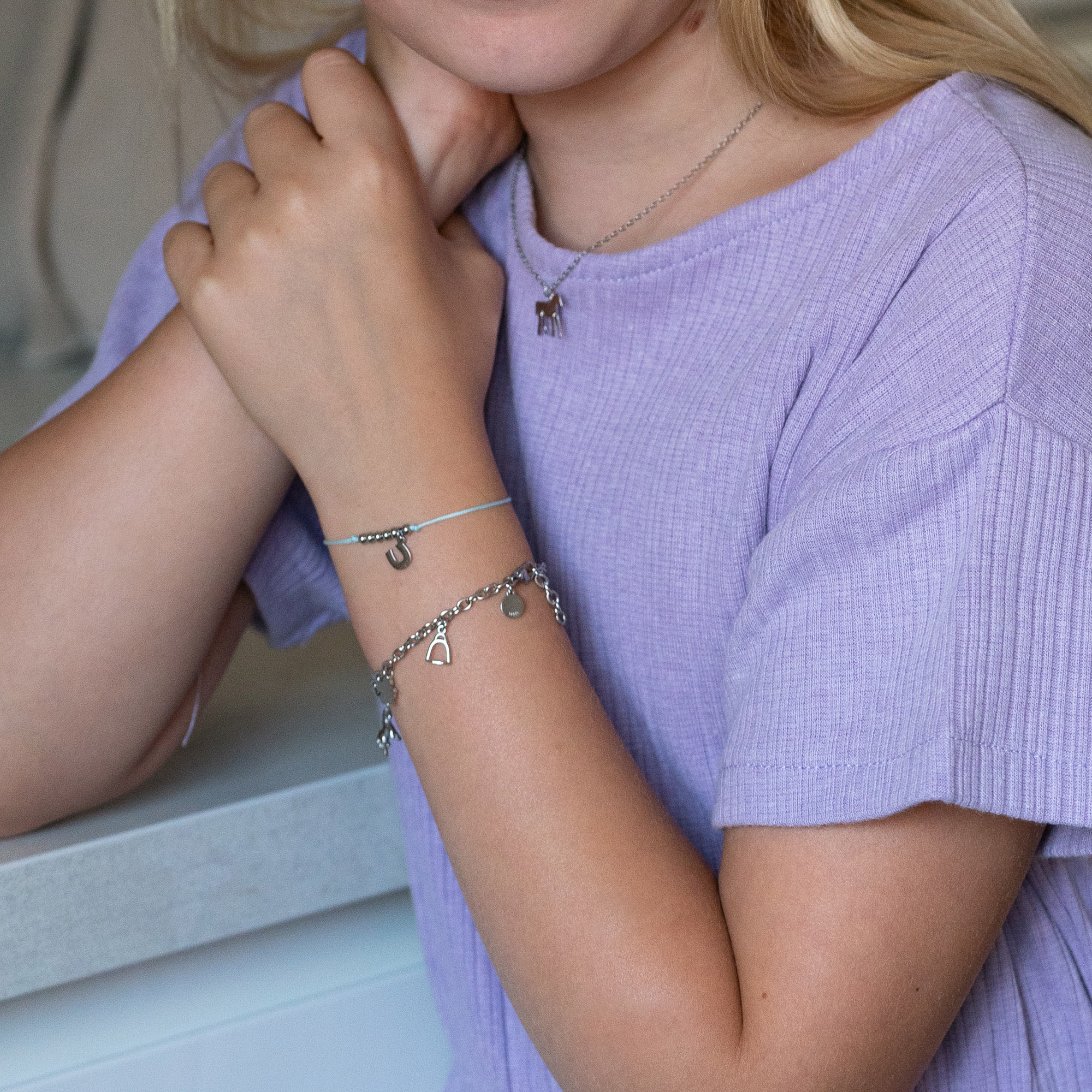 COOL TIME Kette mit Anhänger »Schmuck Geschenk Edelstahl Halskette The Cool Horse Pferd«