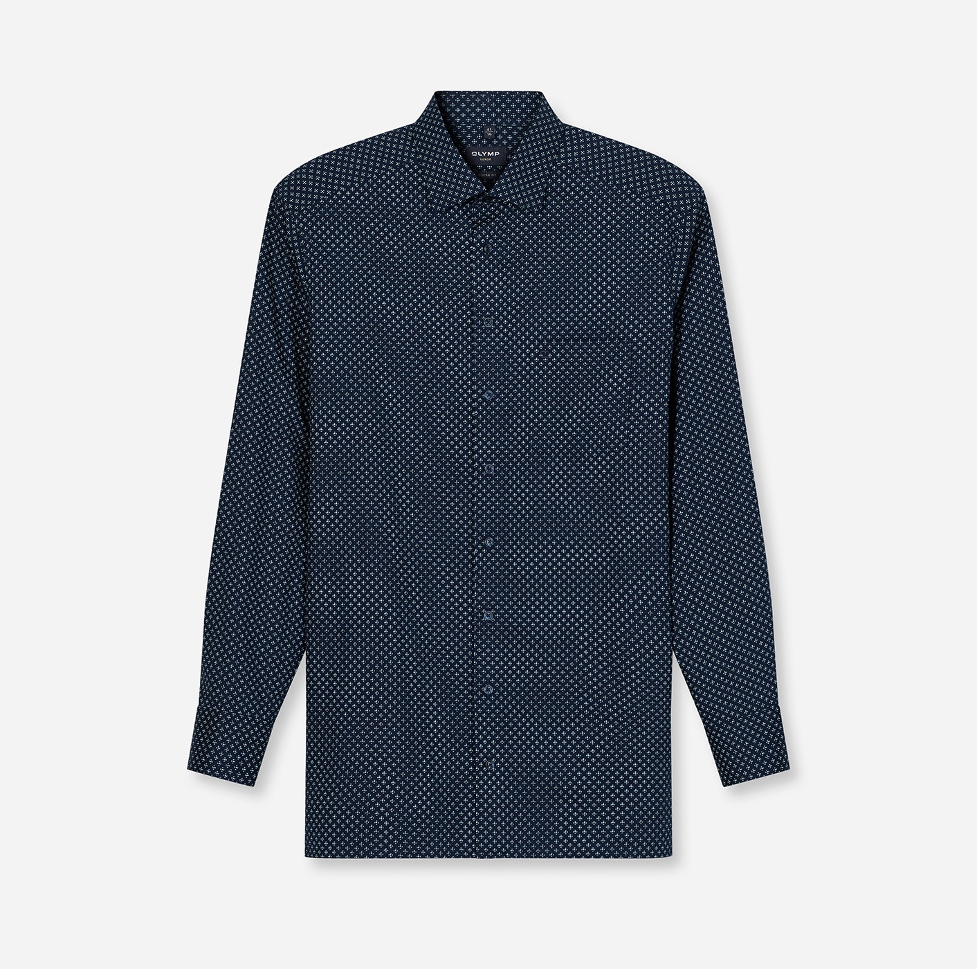OLYMP Langarmhemd "Luxor modern fit", modern fit, Businesshemd, gemustert, günstig online kaufen