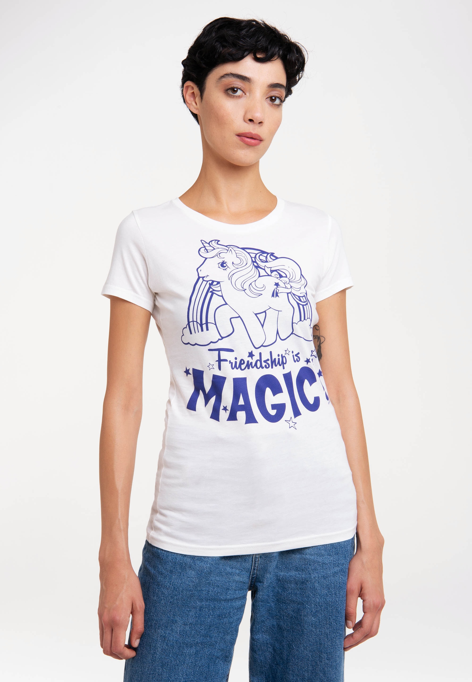 Magic«, großem LOGOSHIRT BAUR Is Pony Friendship - Little mit »My kaufen T-Shirt | Frontdruck