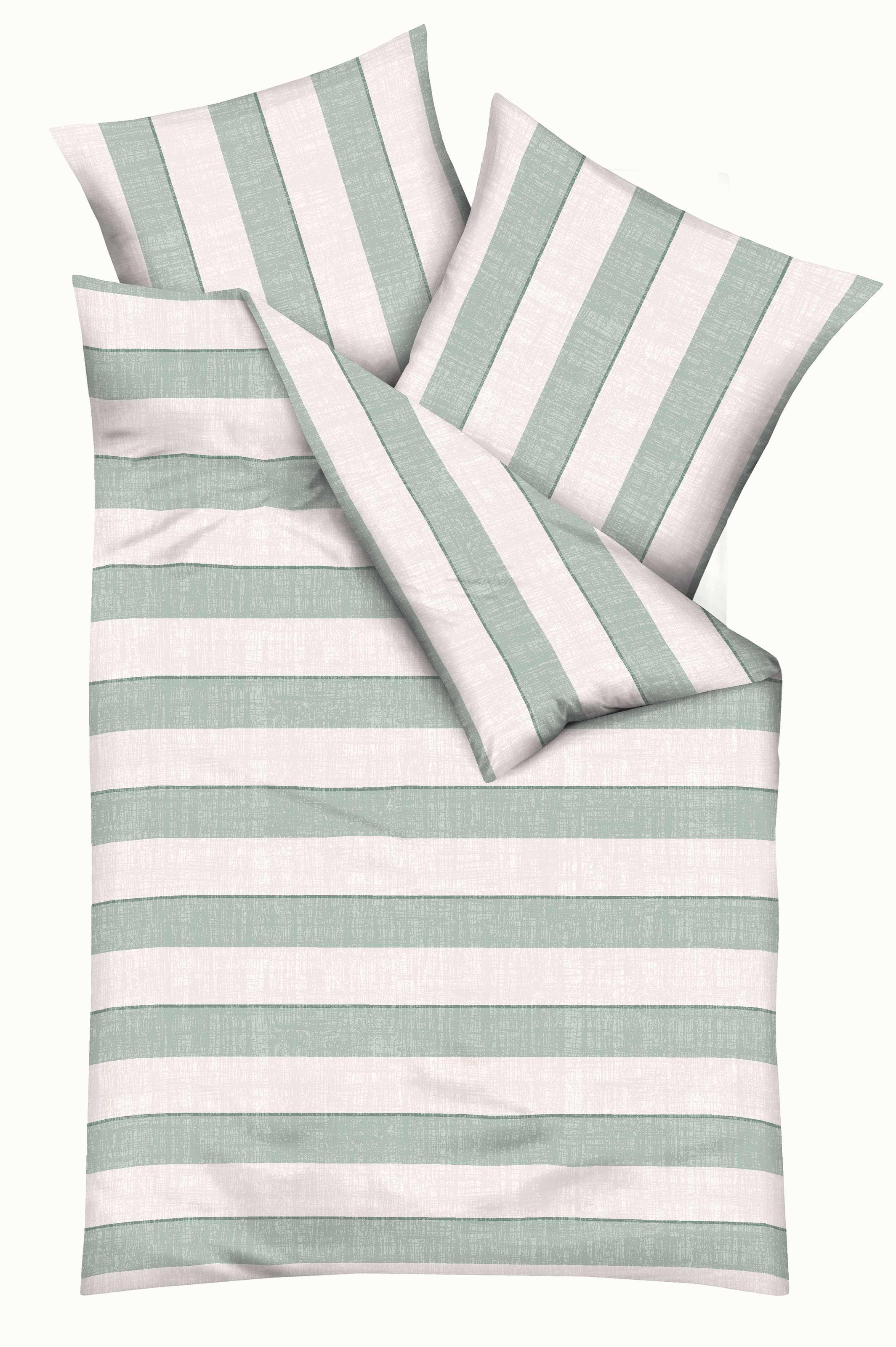 Kaeppel Bettwäsche "College" 3 Stk. tlg. Mit breiten Streifen günstig online kaufen